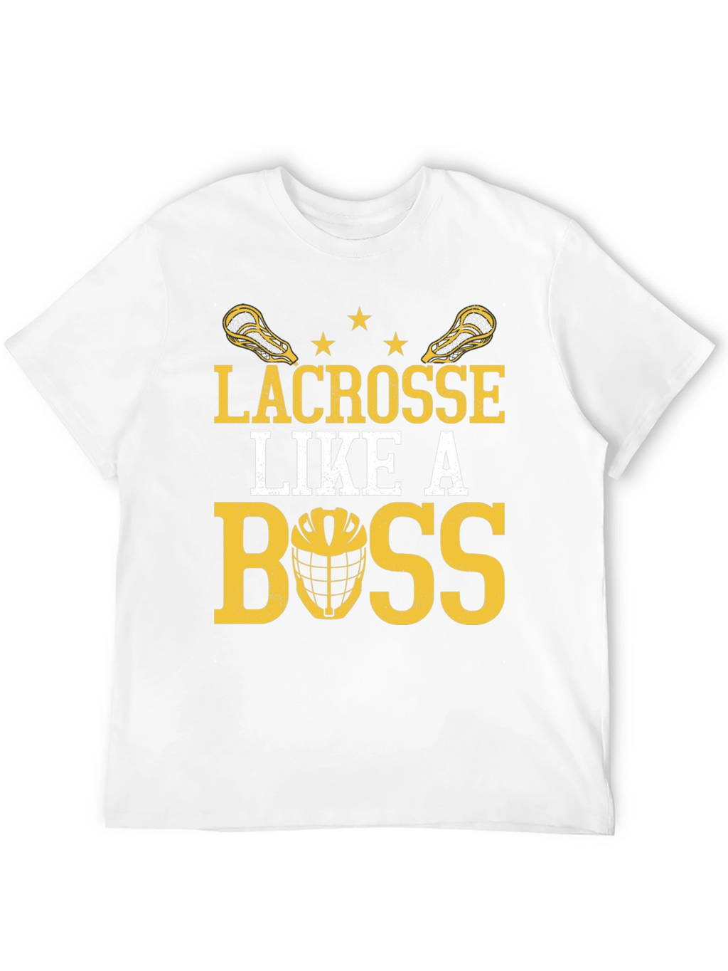 Lacrosse Like A Boss Graphic T-Shirt