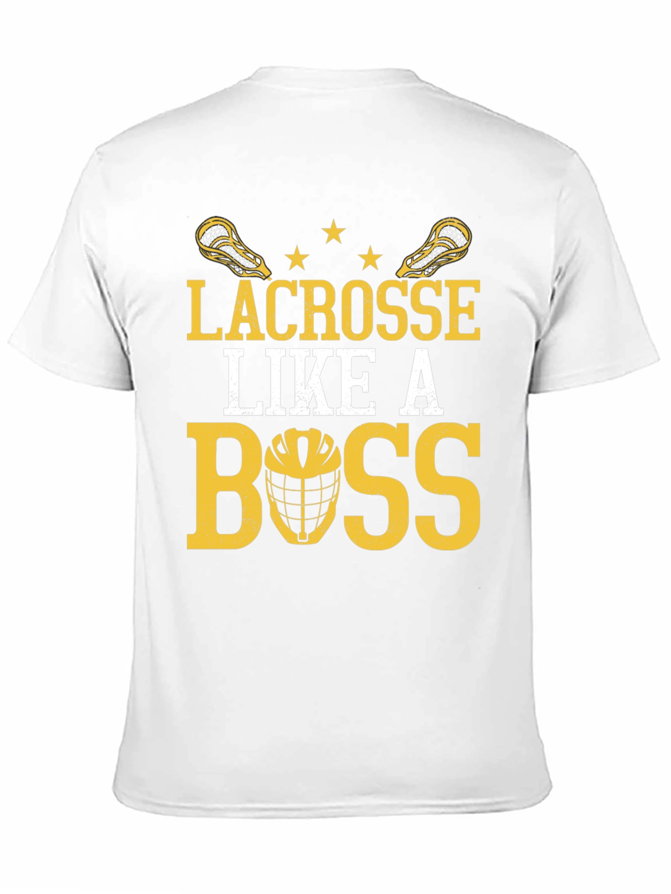 Lacrosse Like A Boss Graphic T-Shirt