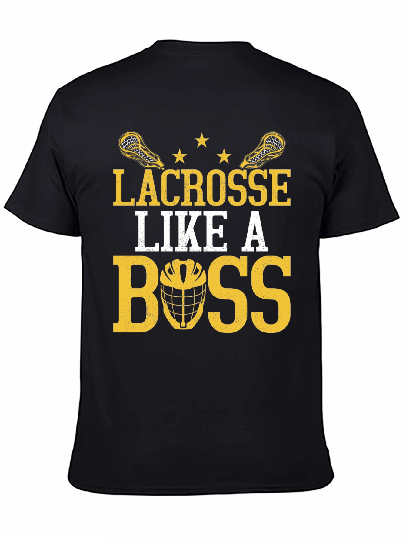 Lacrosse Like A Boss Graphic T-Shirt