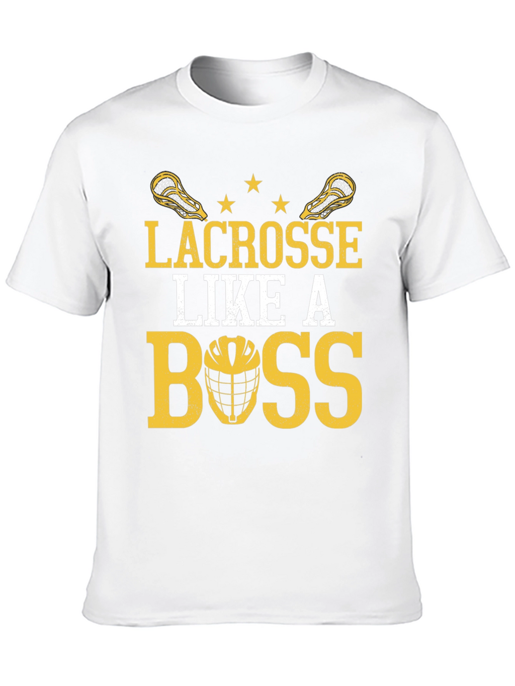 Lacrosse Like A Boss Graphic T-Shirt