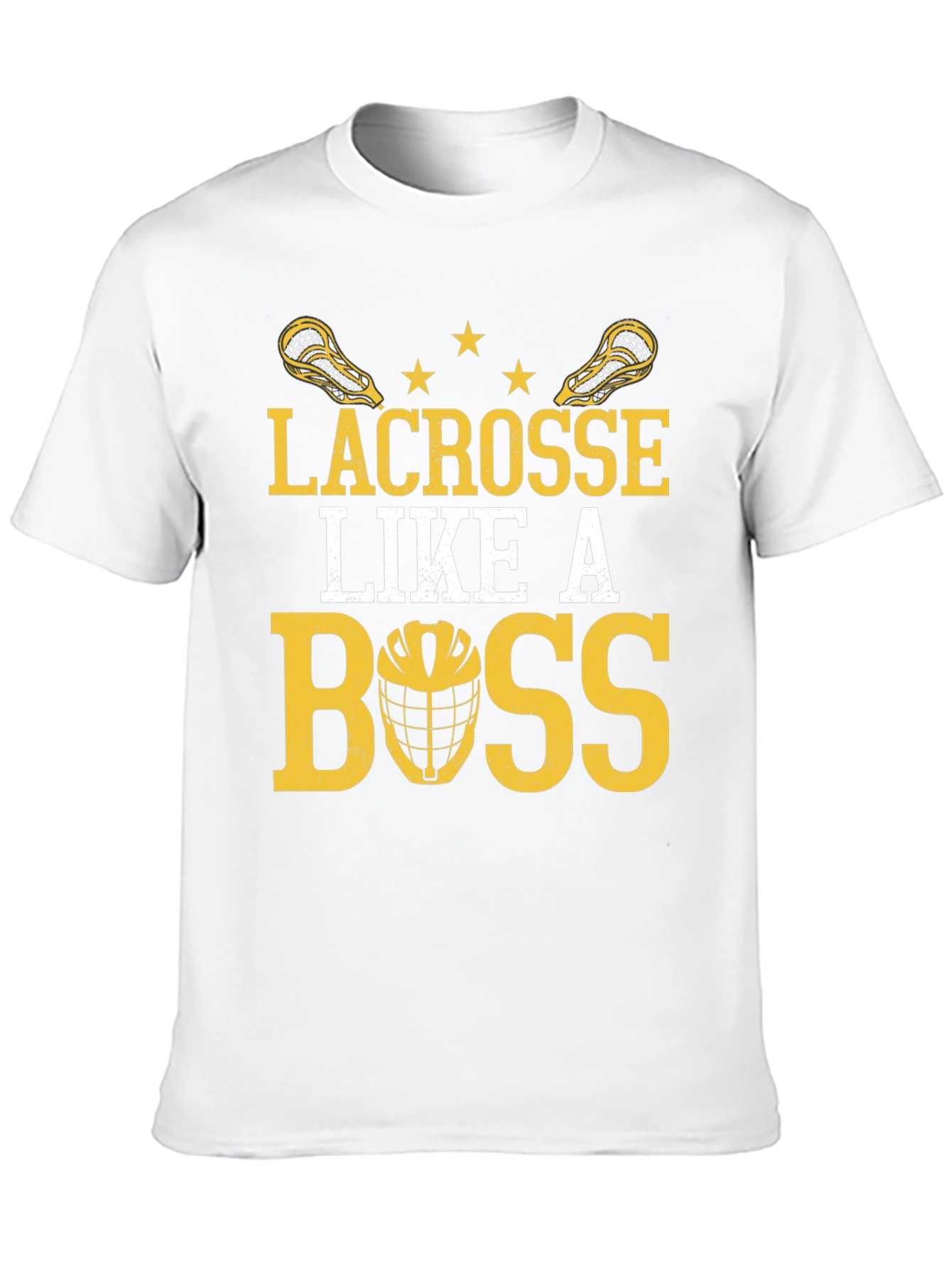 Lacrosse Like A Boss Graphic T-Shirt