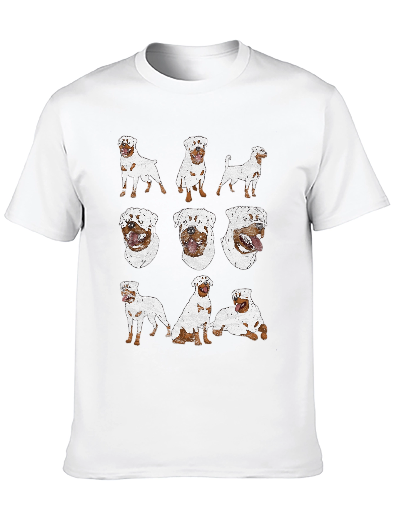 Rottweiler Dog Print T-Shirt