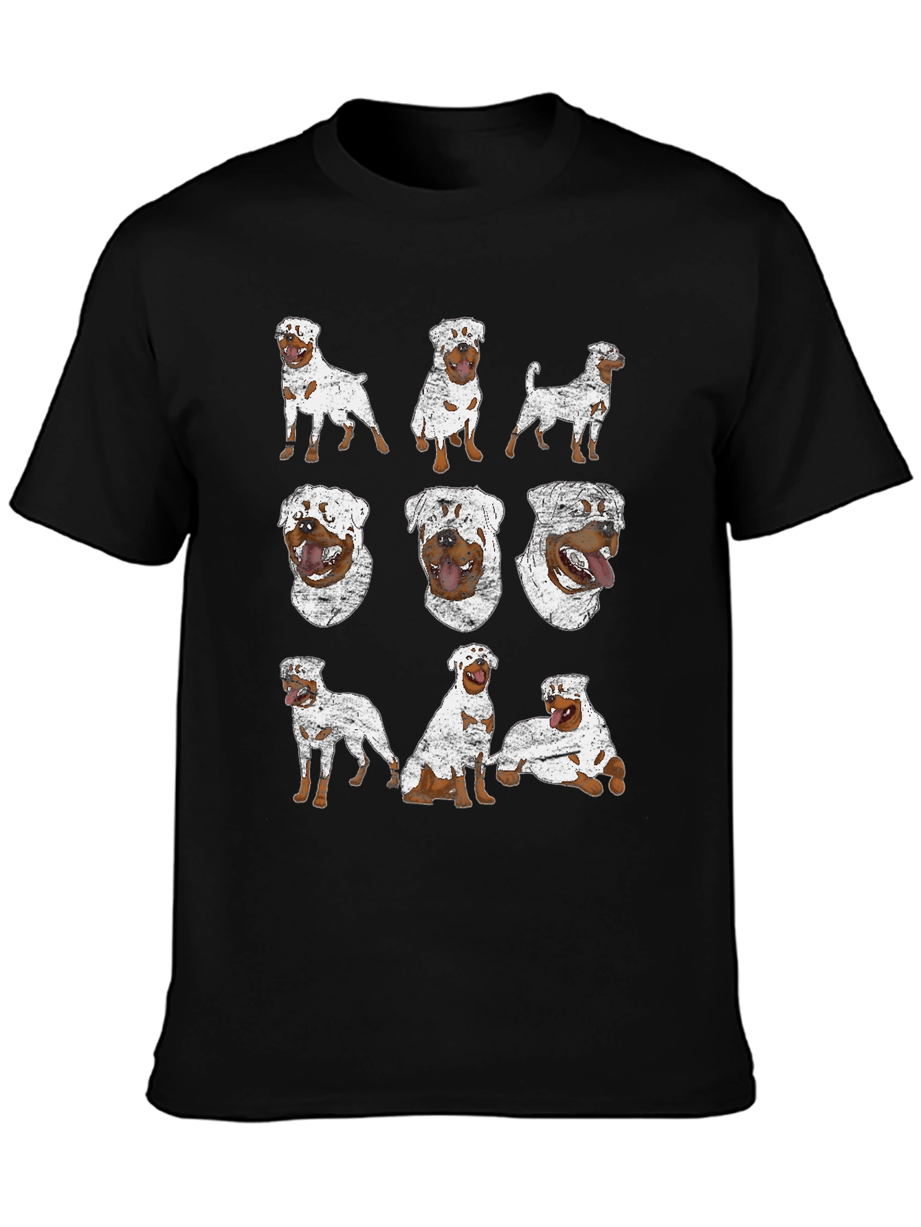Rottweiler Dog Print T-Shirt