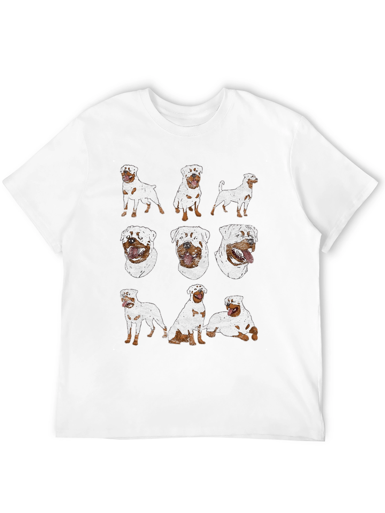 Rottweiler Dog Print T-Shirt