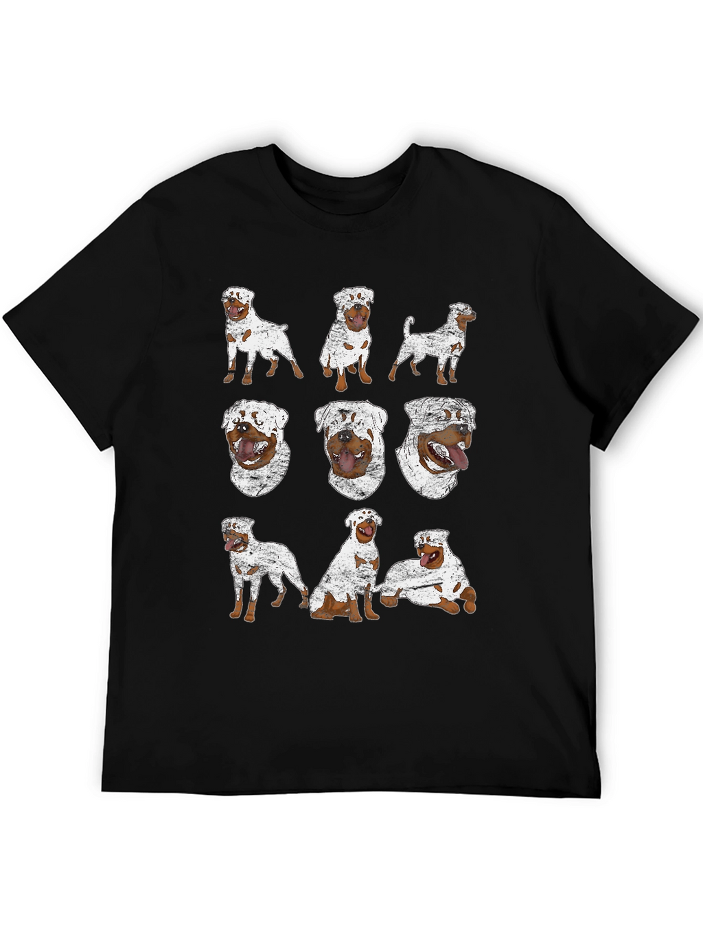 Rottweiler Dog Print T-Shirt