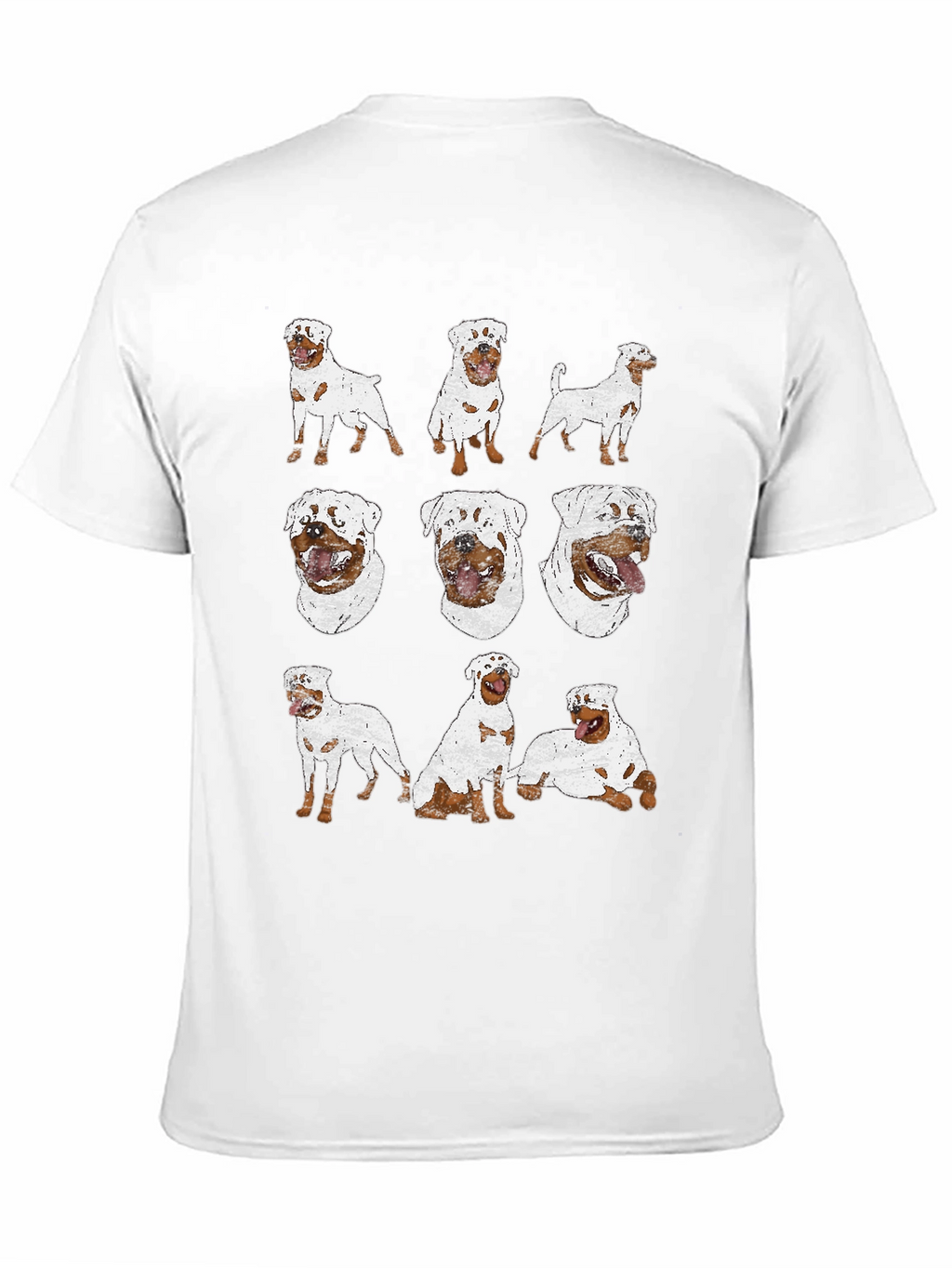 Rottweiler Dog Print T-Shirt