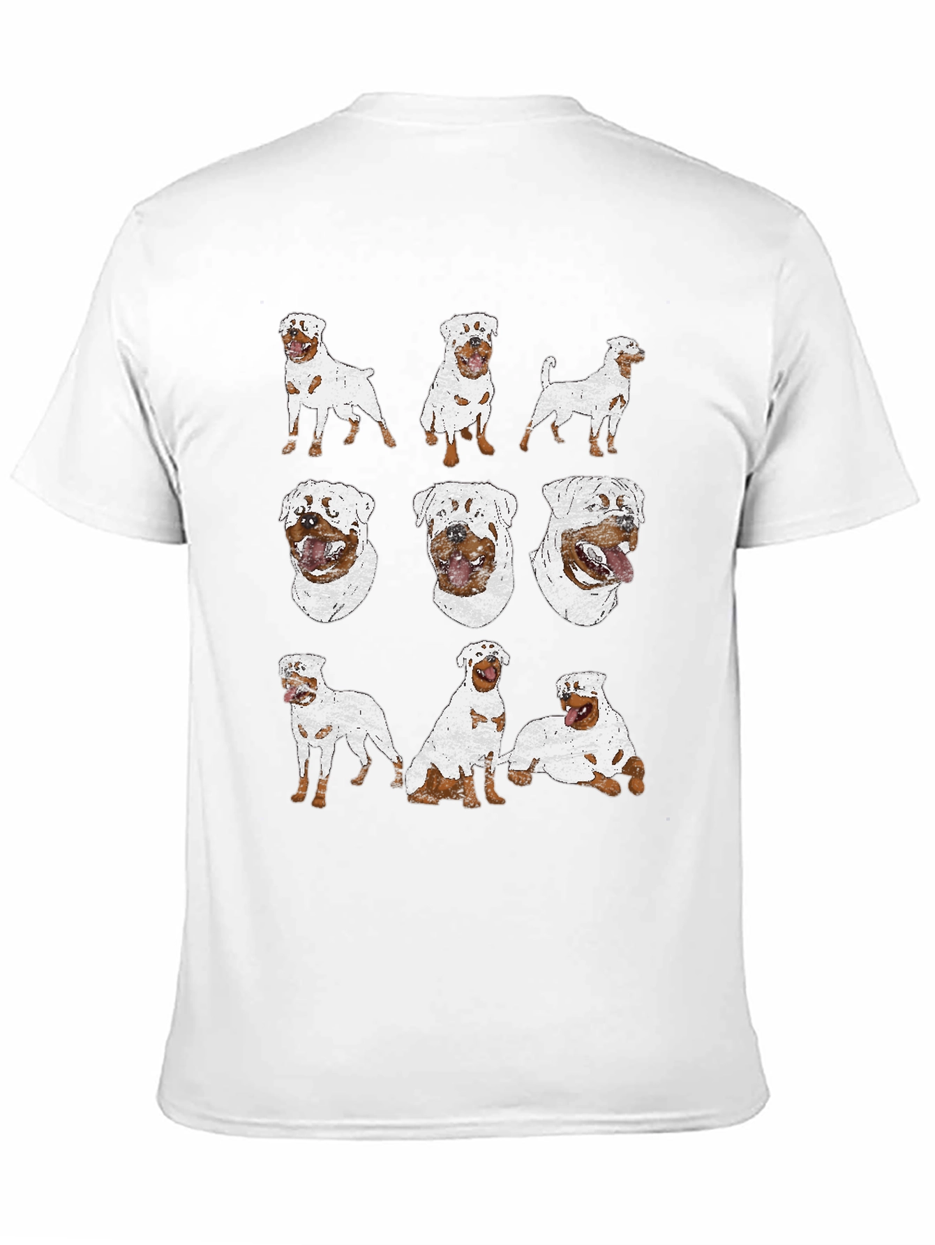 Rottweiler Dog Print T-Shirt