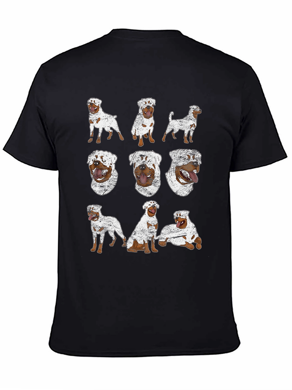 Rottweiler Dog Print T-Shirt
