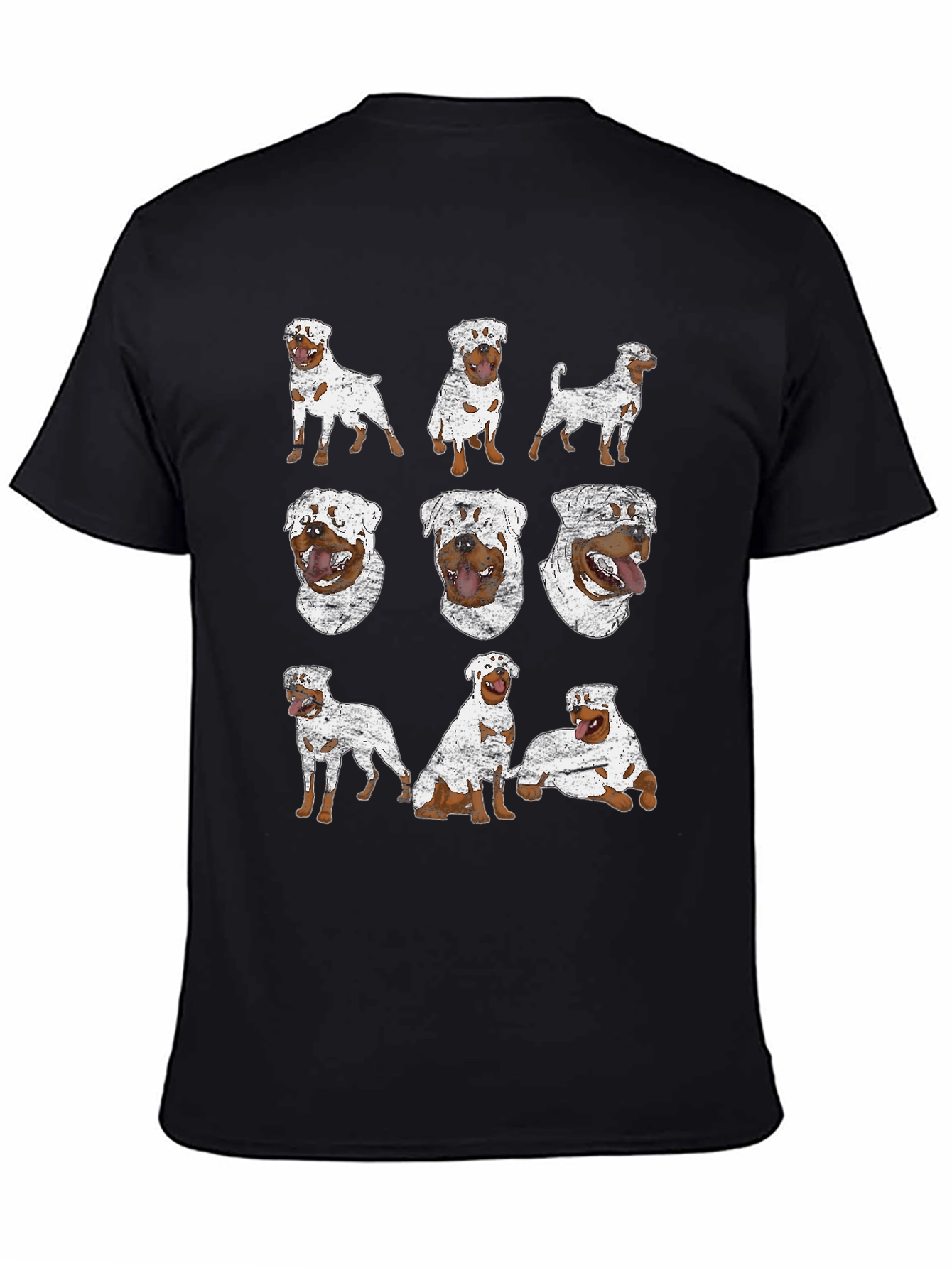Rottweiler Dog Print T-Shirt