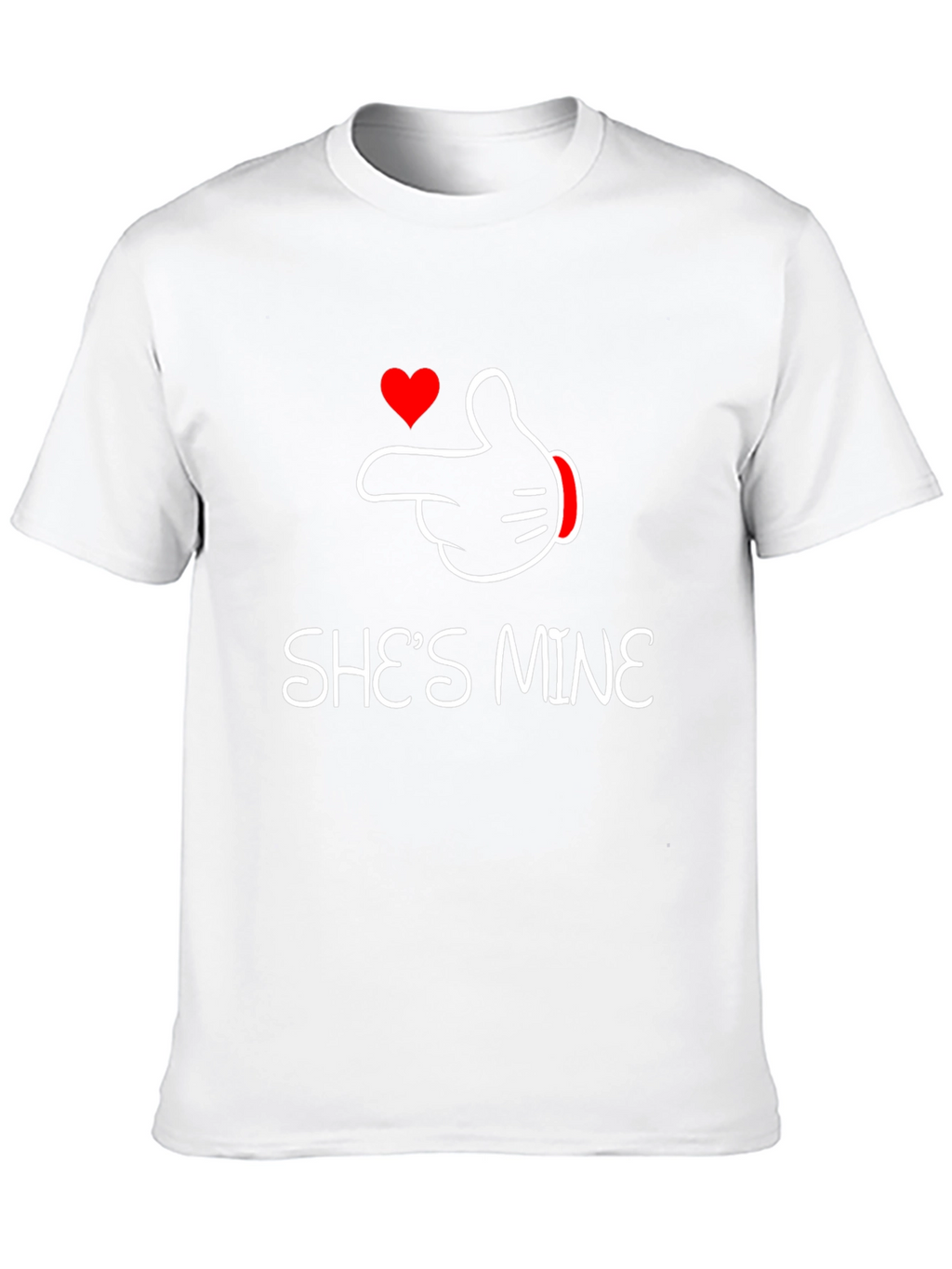 Shes Mine Matching Couple T-Shirt