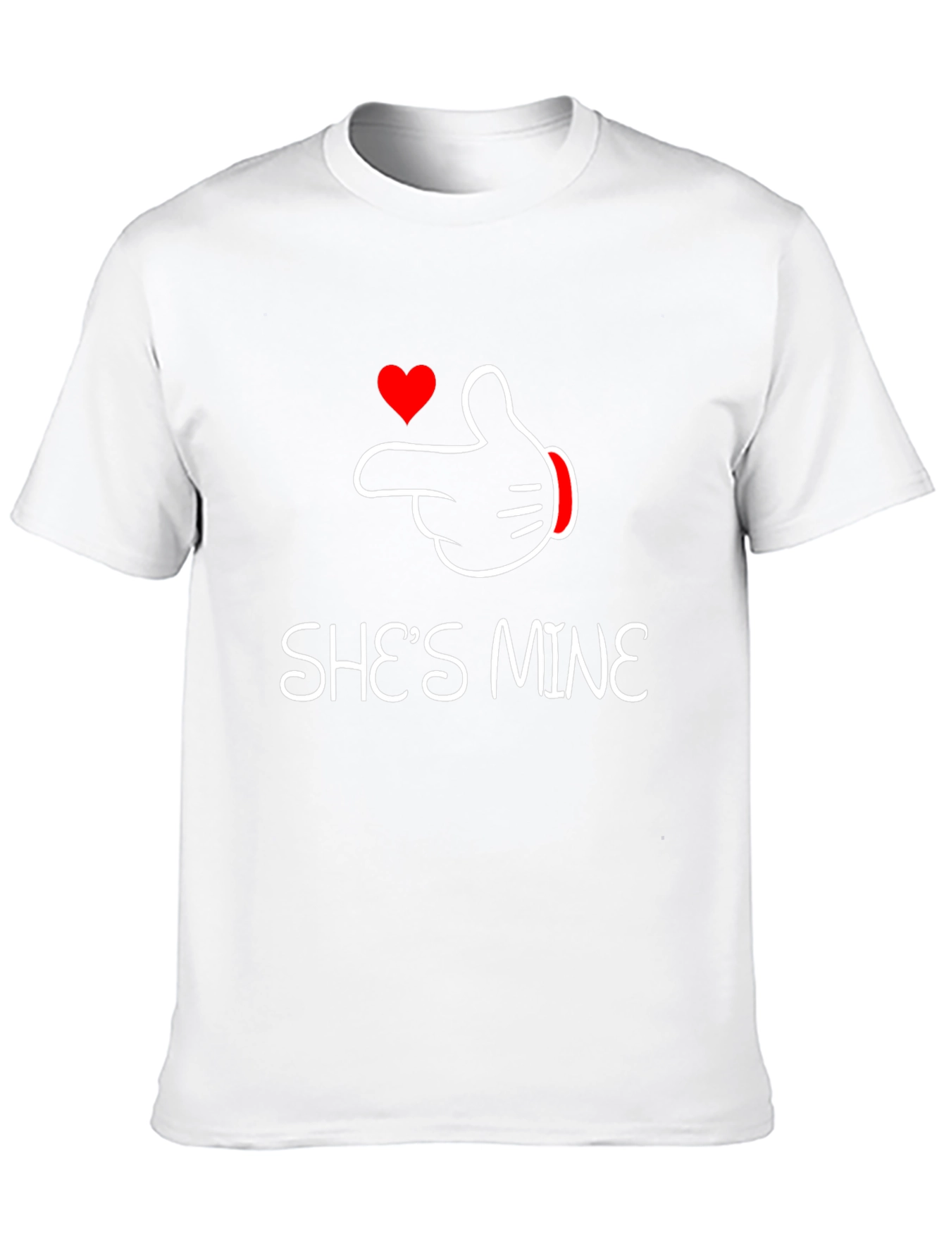 Shes Mine Matching Couple T-Shirt