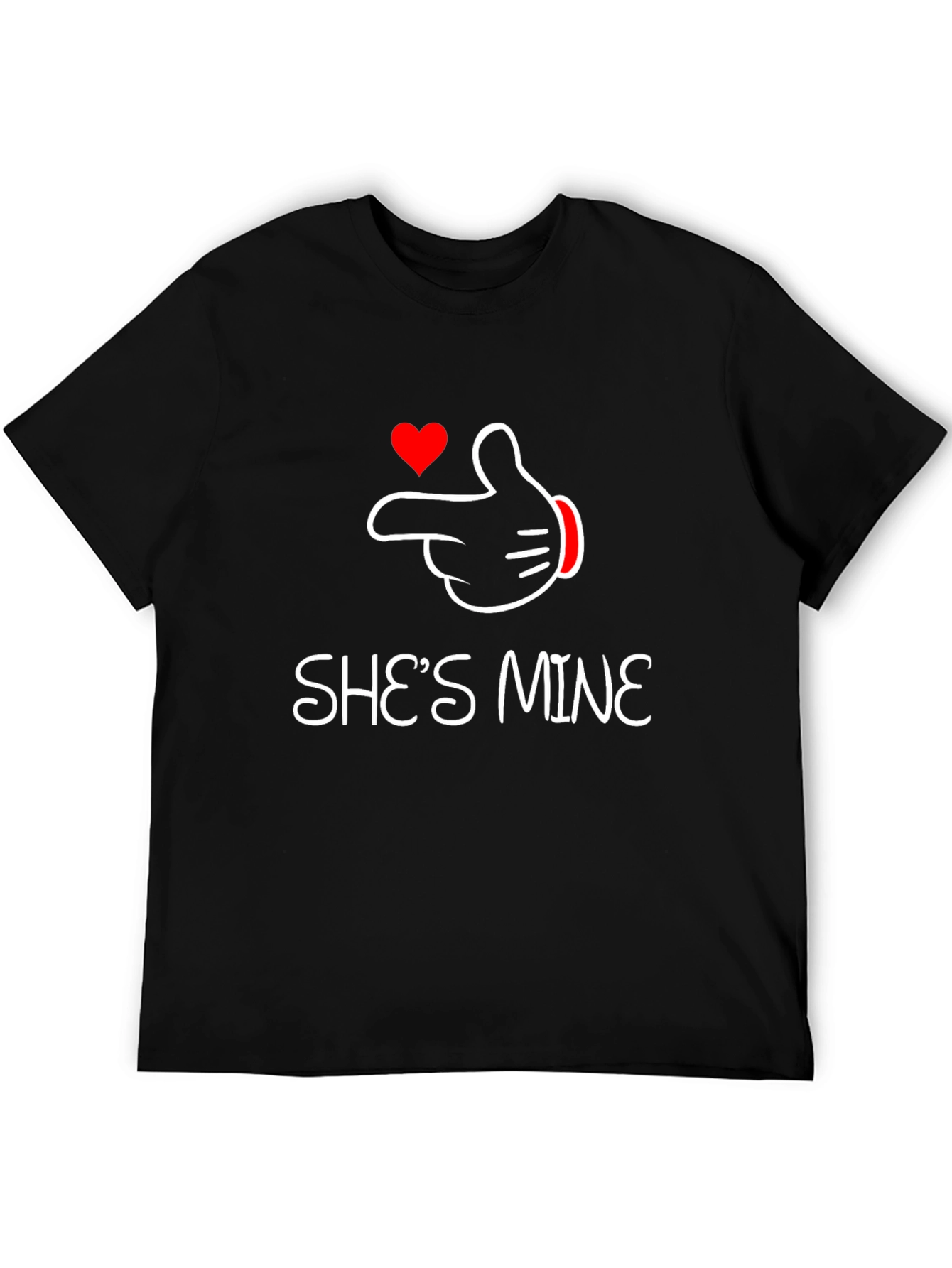 Shes Mine Matching Couple T-Shirt