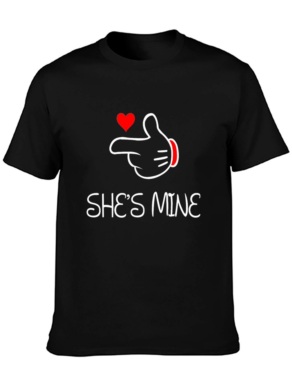 Shes Mine Matching Couple T-Shirt