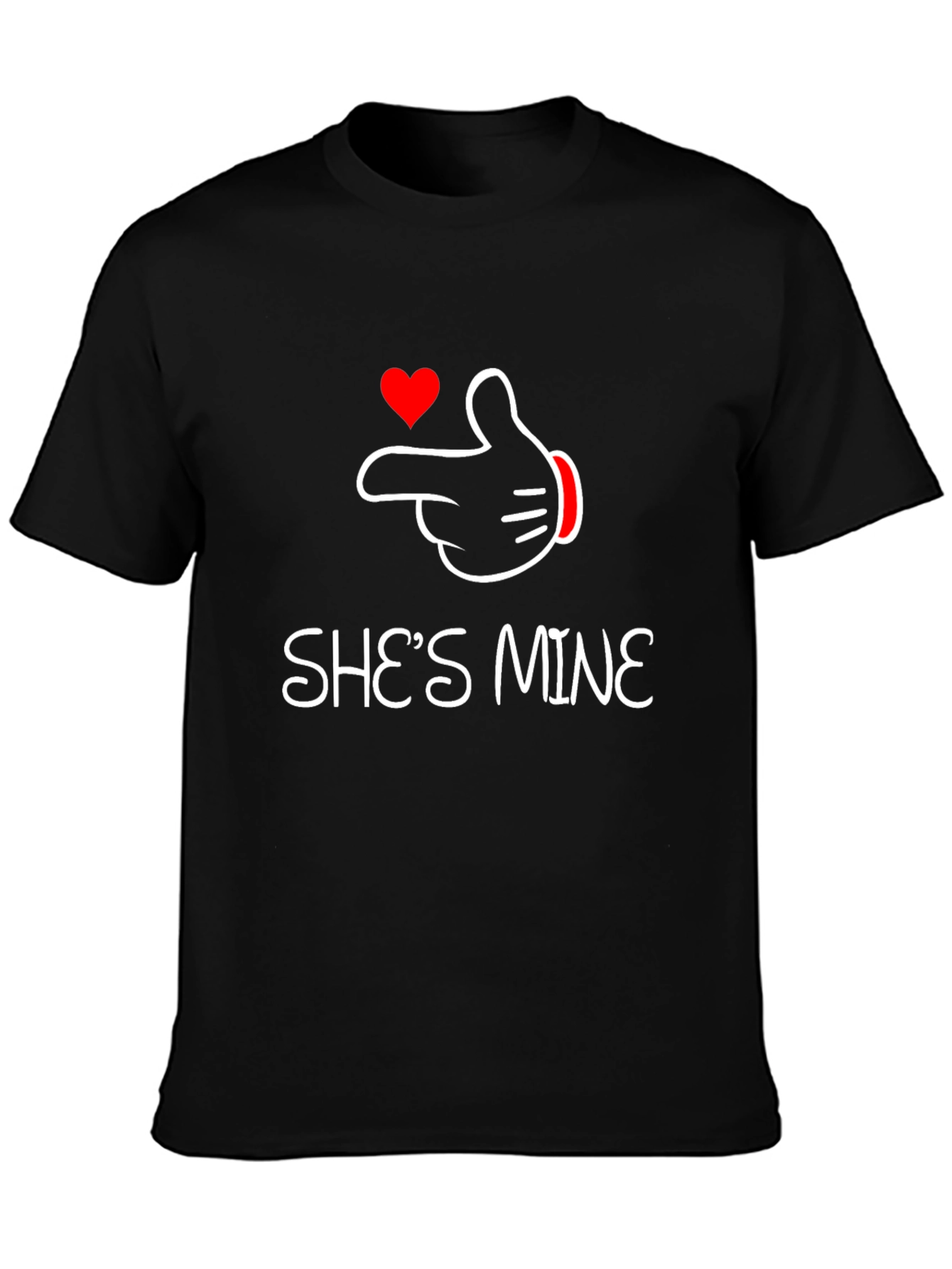 Shes Mine Matching Couple T-Shirt