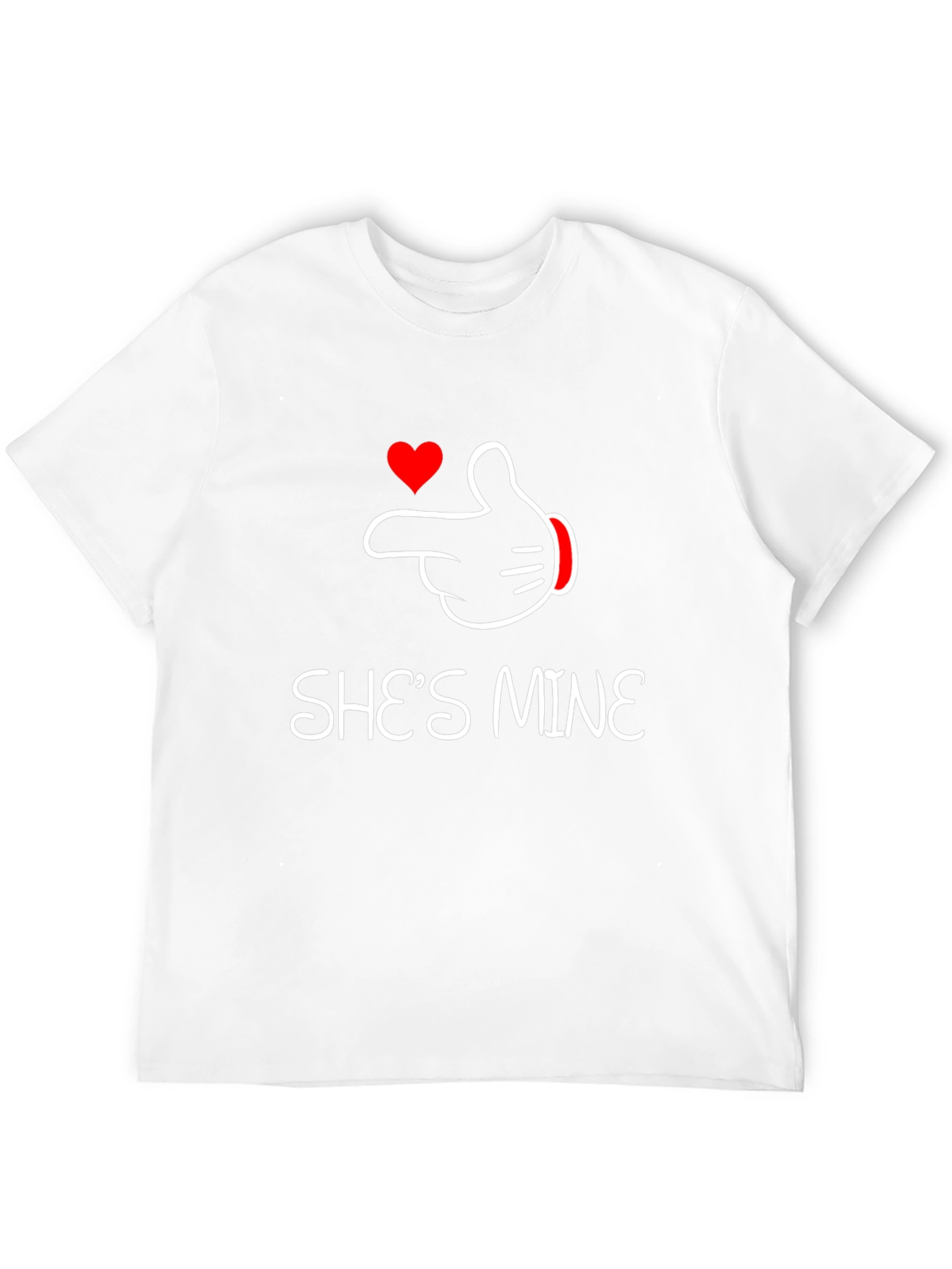 Shes Mine Matching Couple T-Shirt
