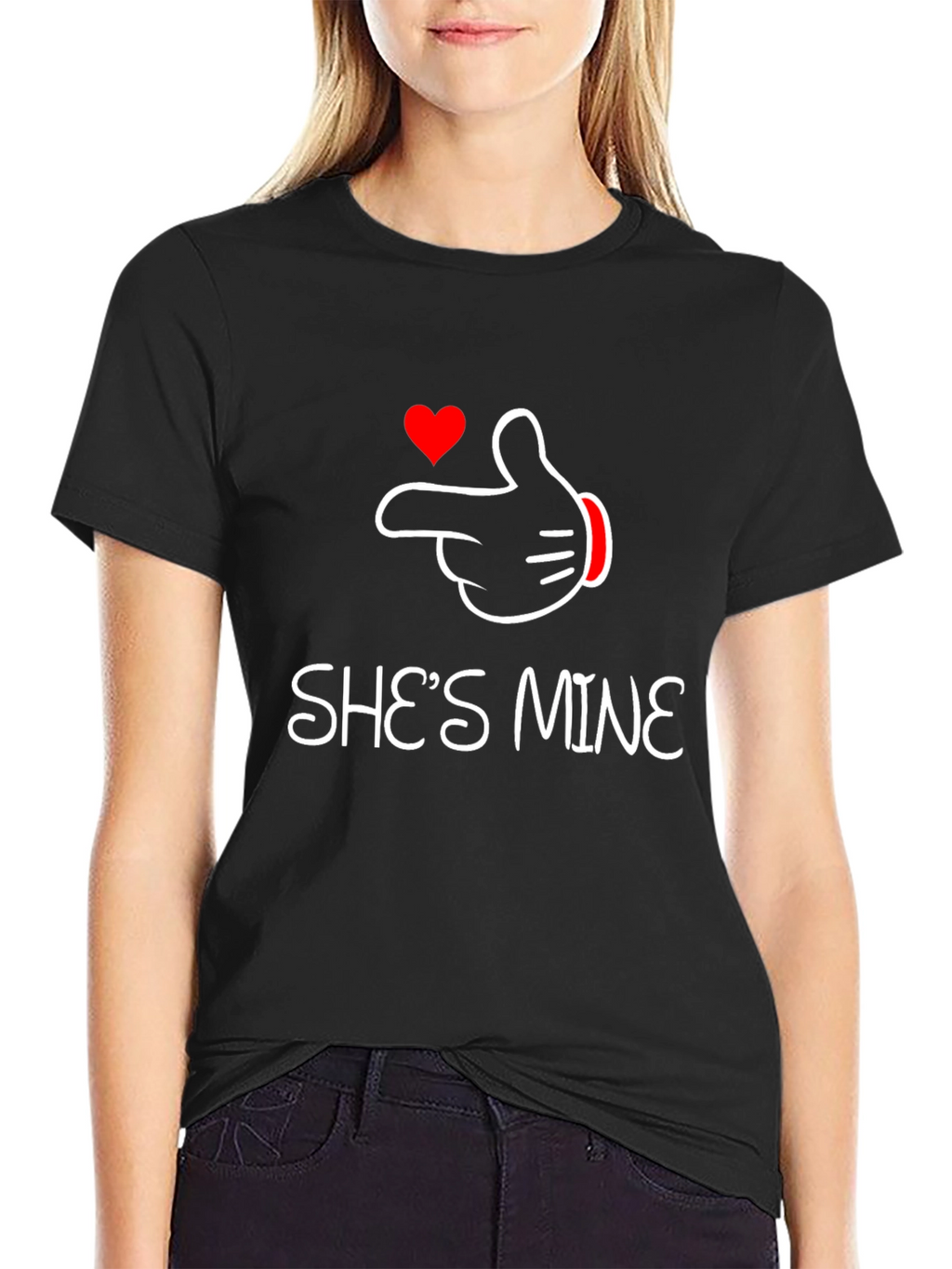 Shes Mine Matching Couple T-Shirt