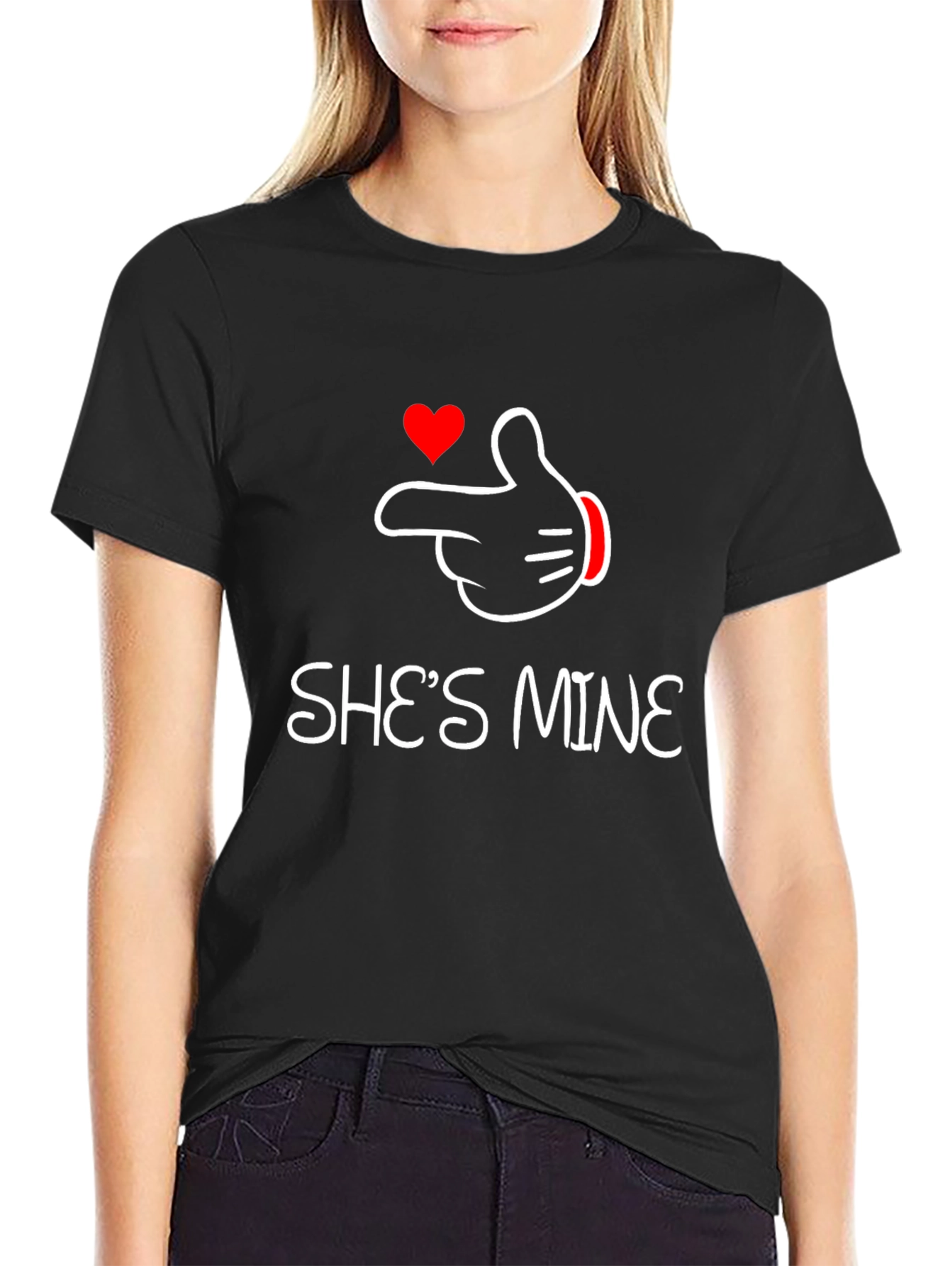 Shes Mine Matching Couple T-Shirt