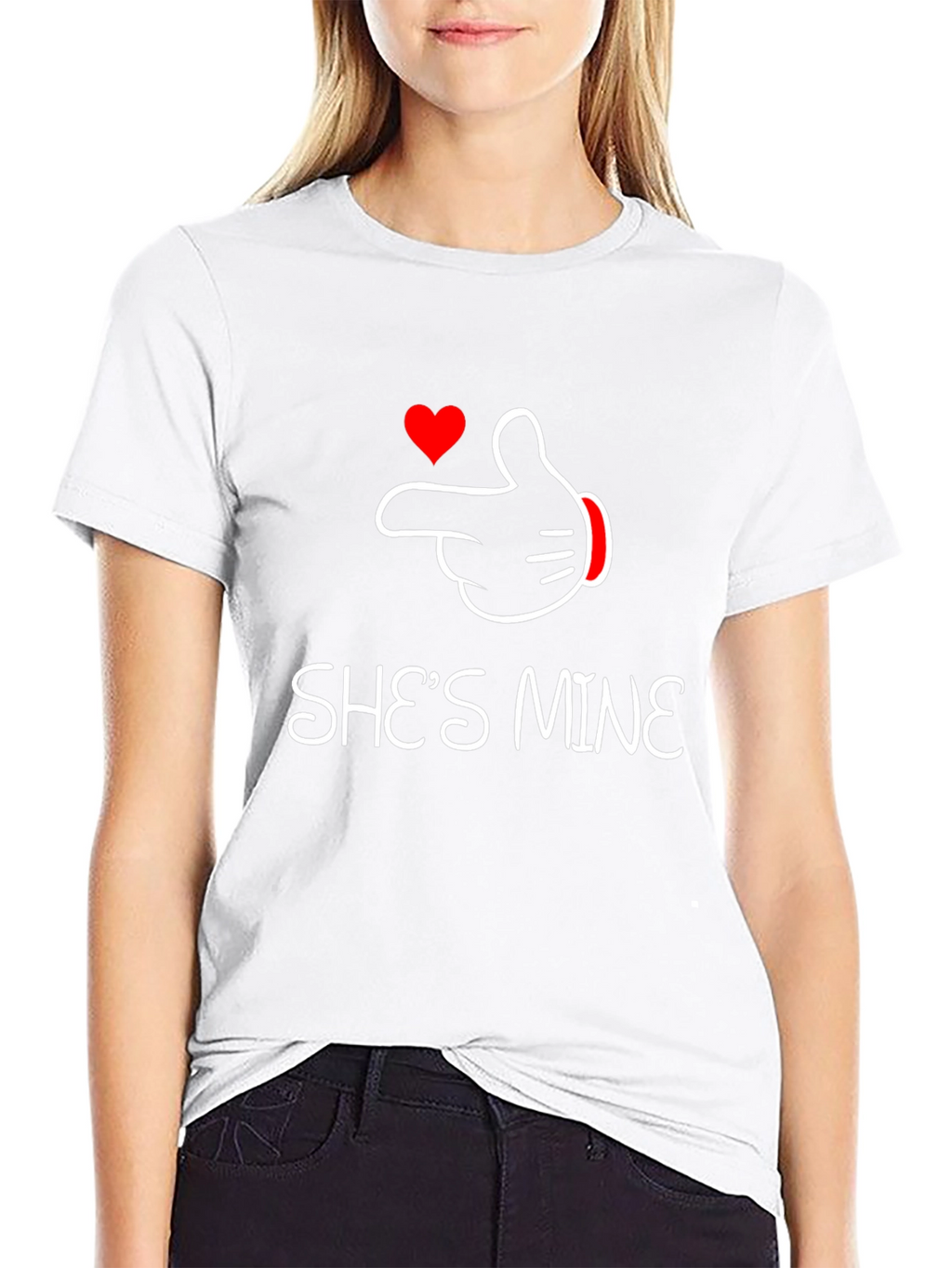 Shes Mine Matching Couple T-Shirt