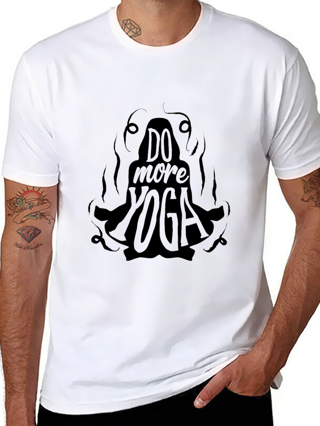 Do More Yoga Black T-Shirt