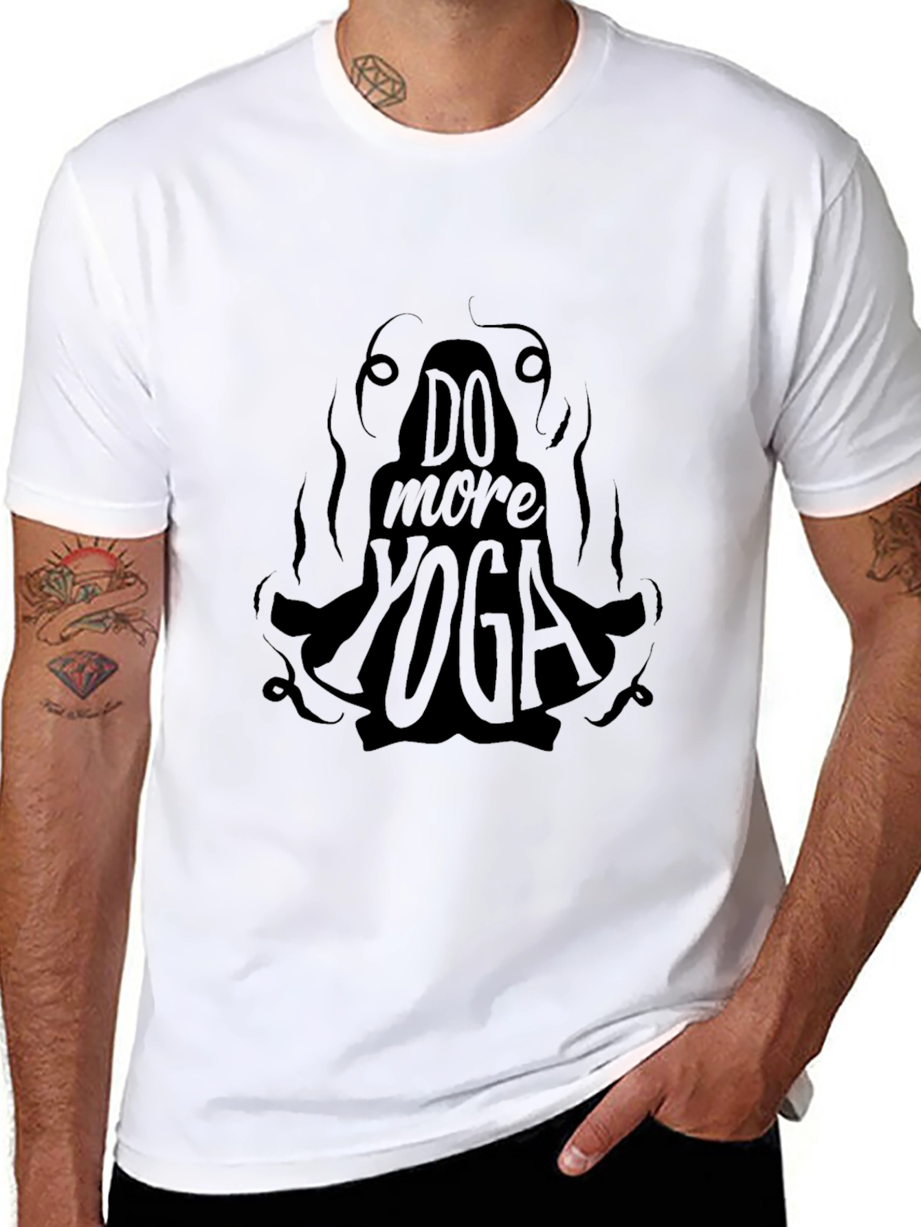 Do More Yoga Black T-Shirt