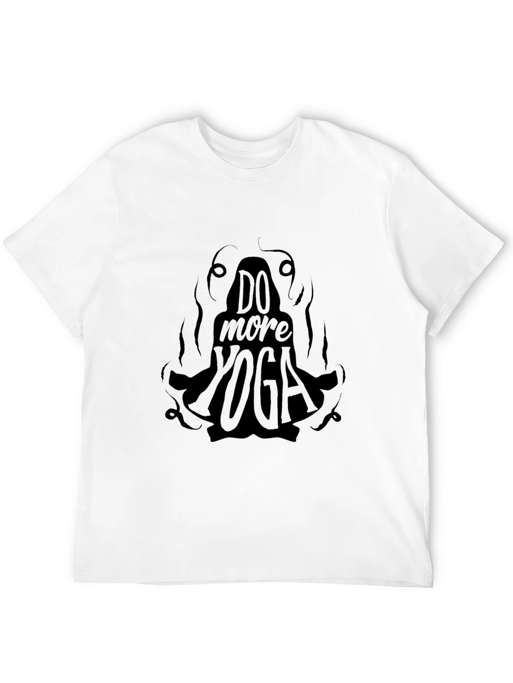 Do More Yoga Black T-Shirt