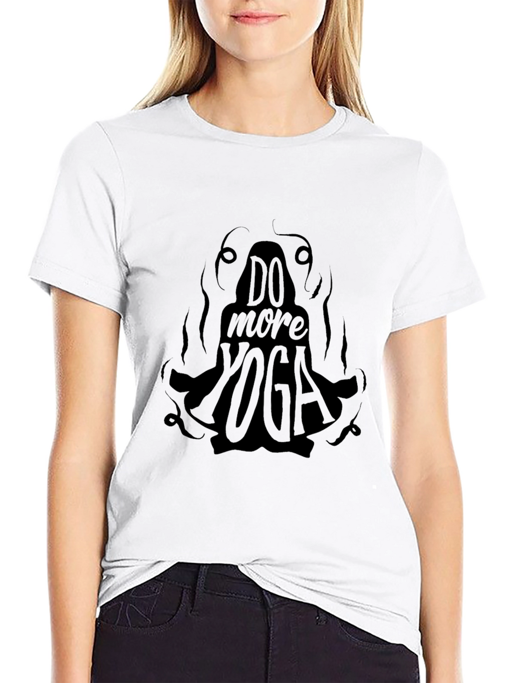 Do More Yoga Black T-Shirt