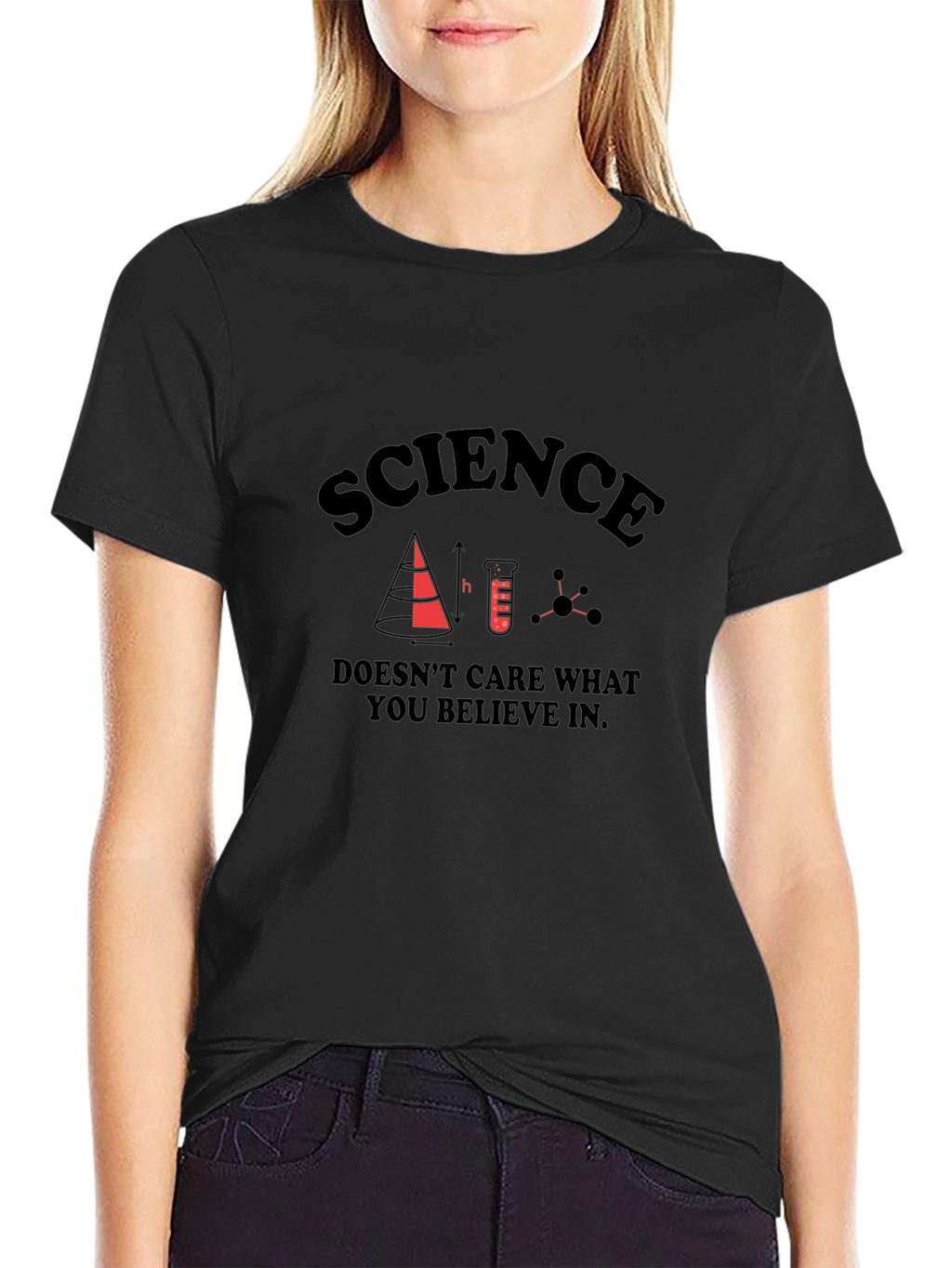 Science T-Shirt - Doesnt Care What You Believe