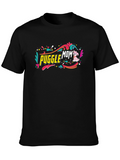 Puggle Mom Graphic Tee - Cute Dog Lover Shirt