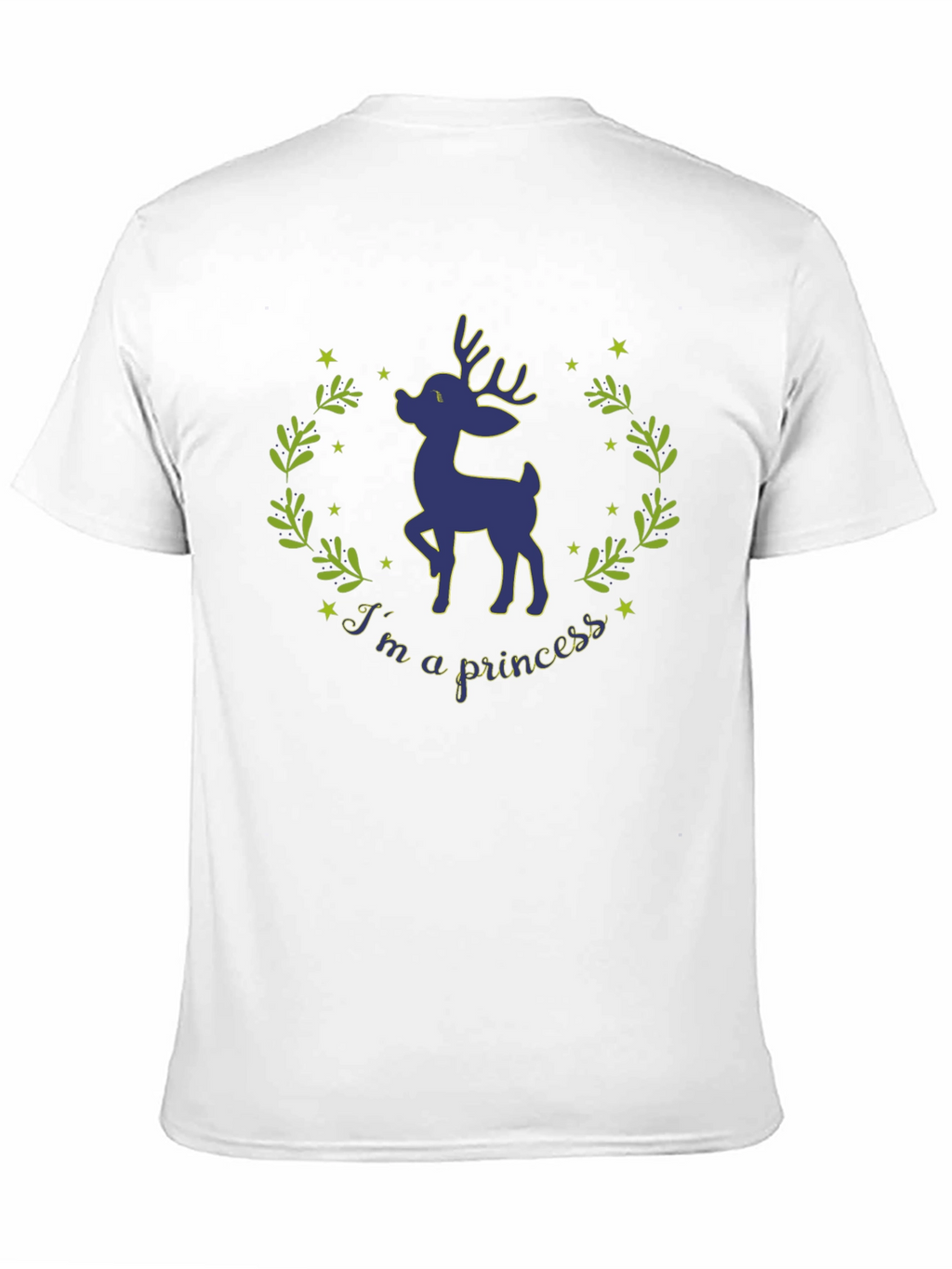 Deer Princess Graphic T-Shirt - Whimsical Nature Tee