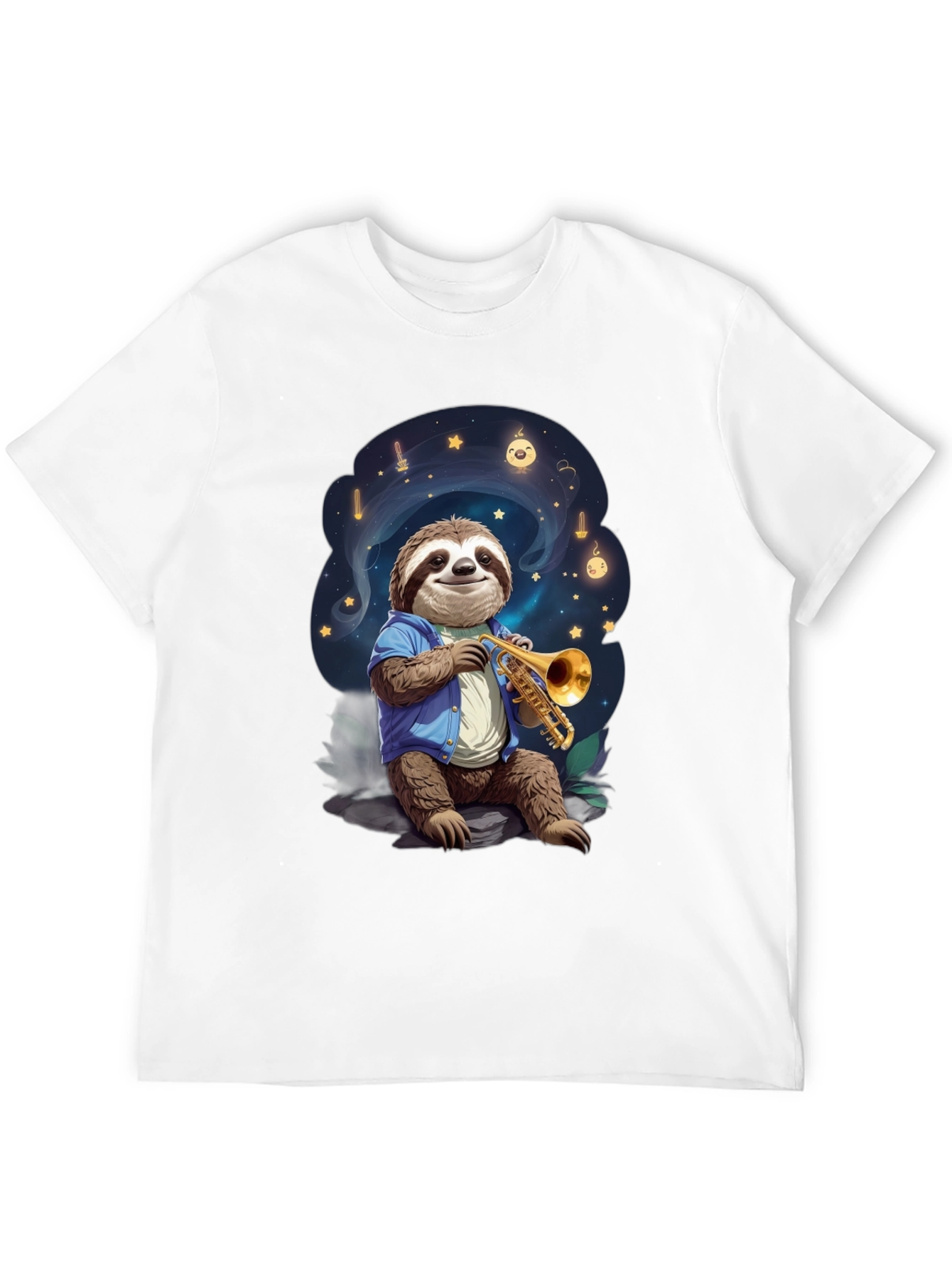 Sloth Musician Graphic Tee
