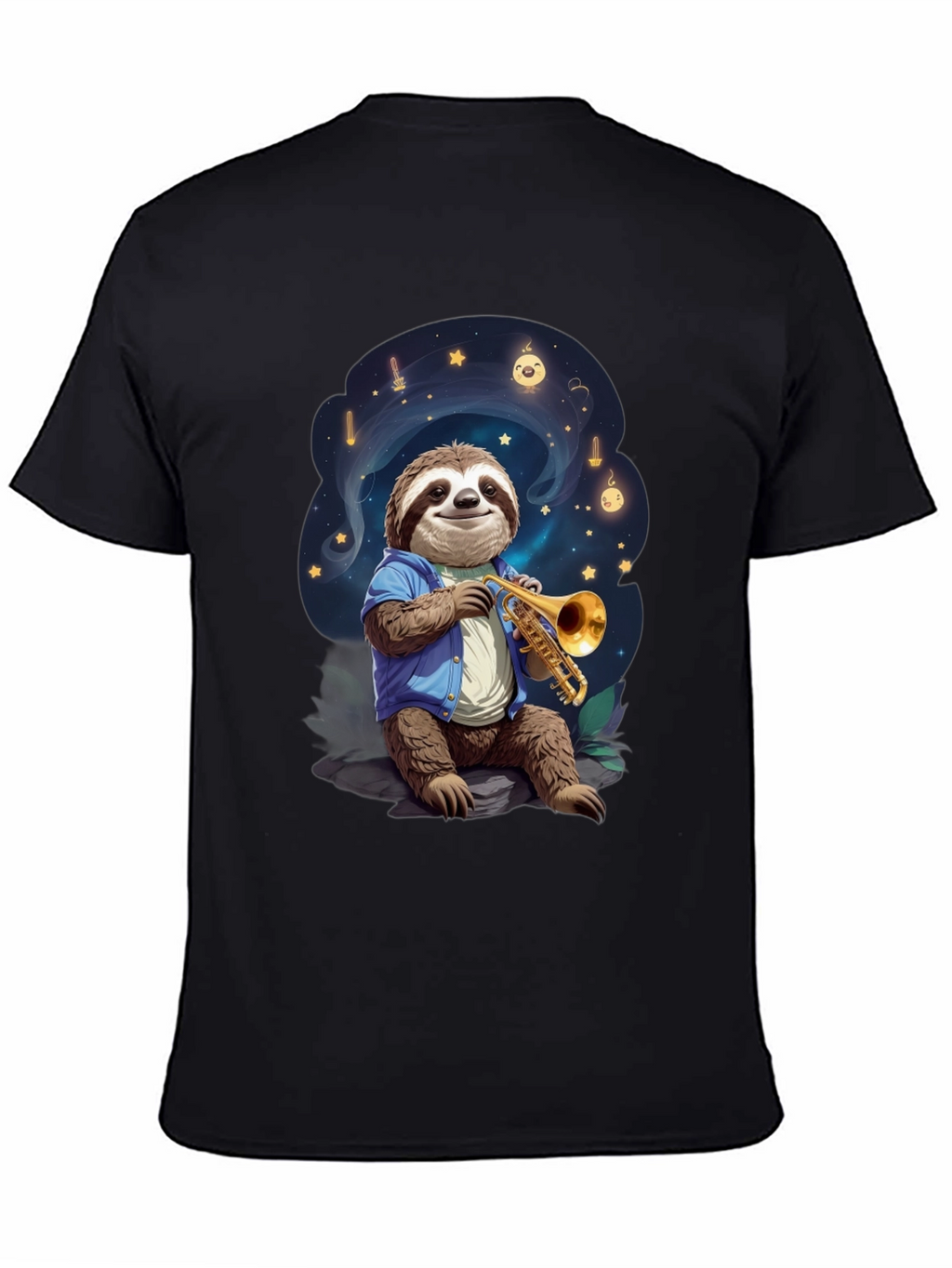 Sloth Musician Graphic Tee