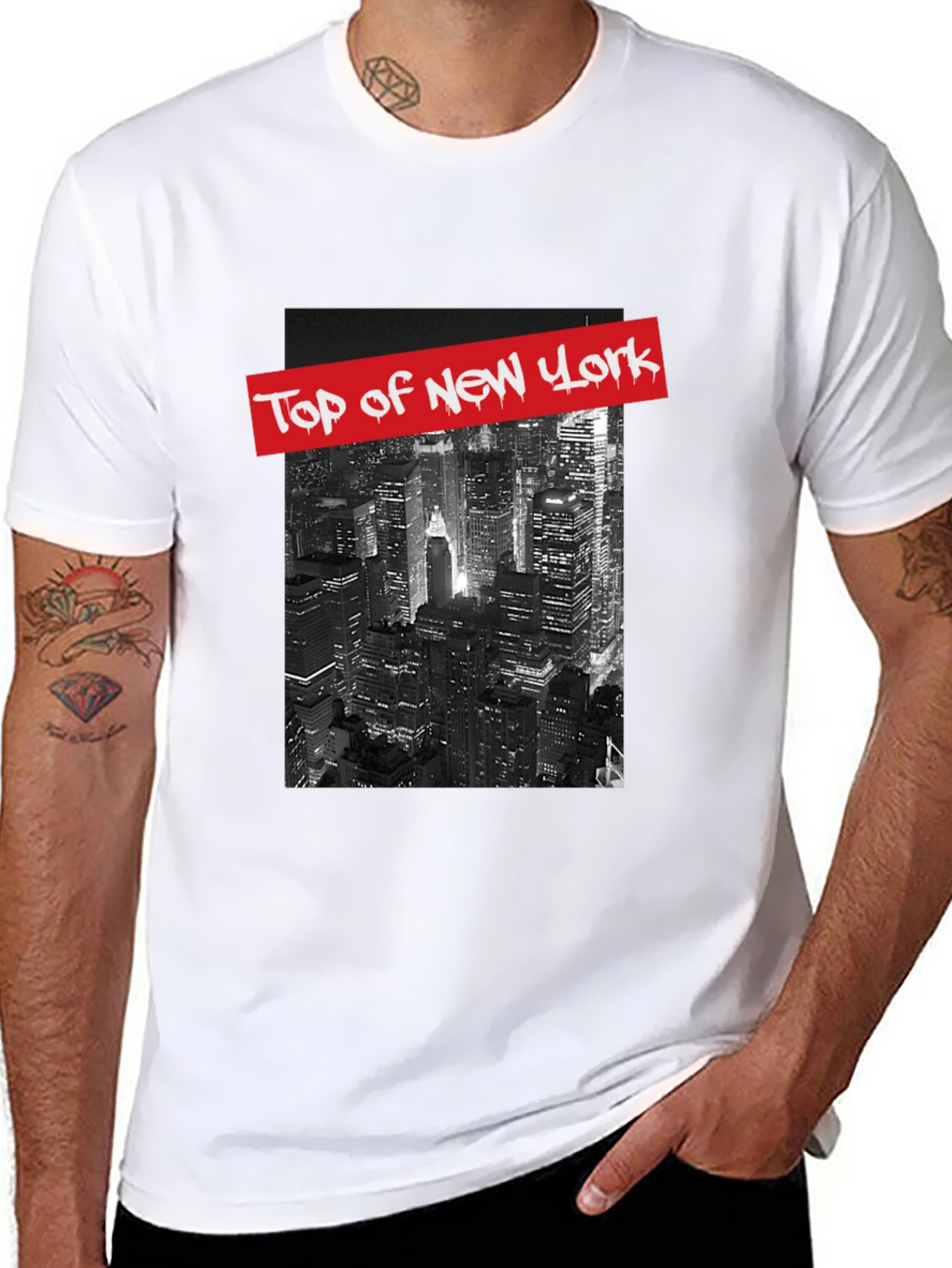 Top of New York Graphic Tee - Black
