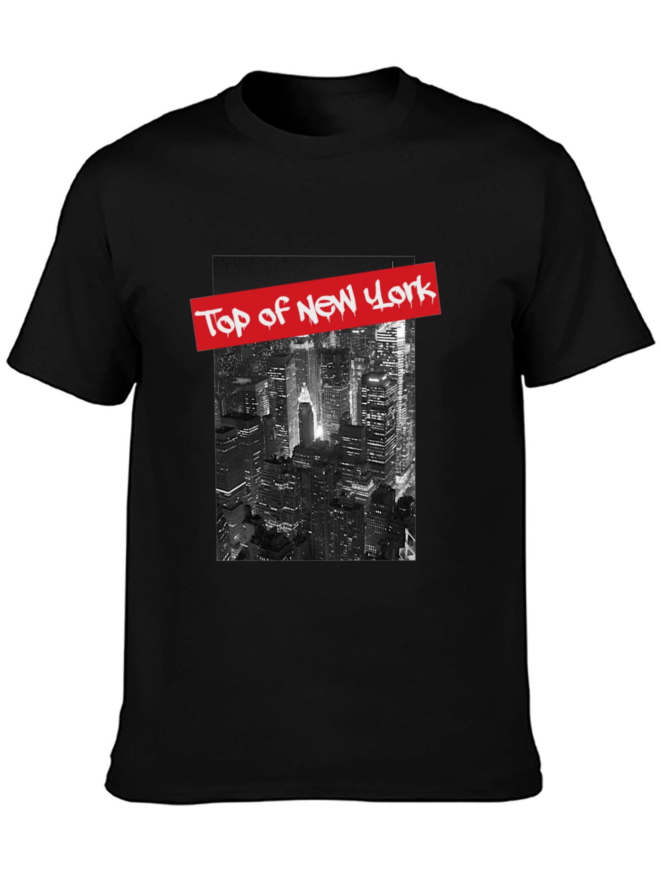 Top of New York Graphic Tee - Black