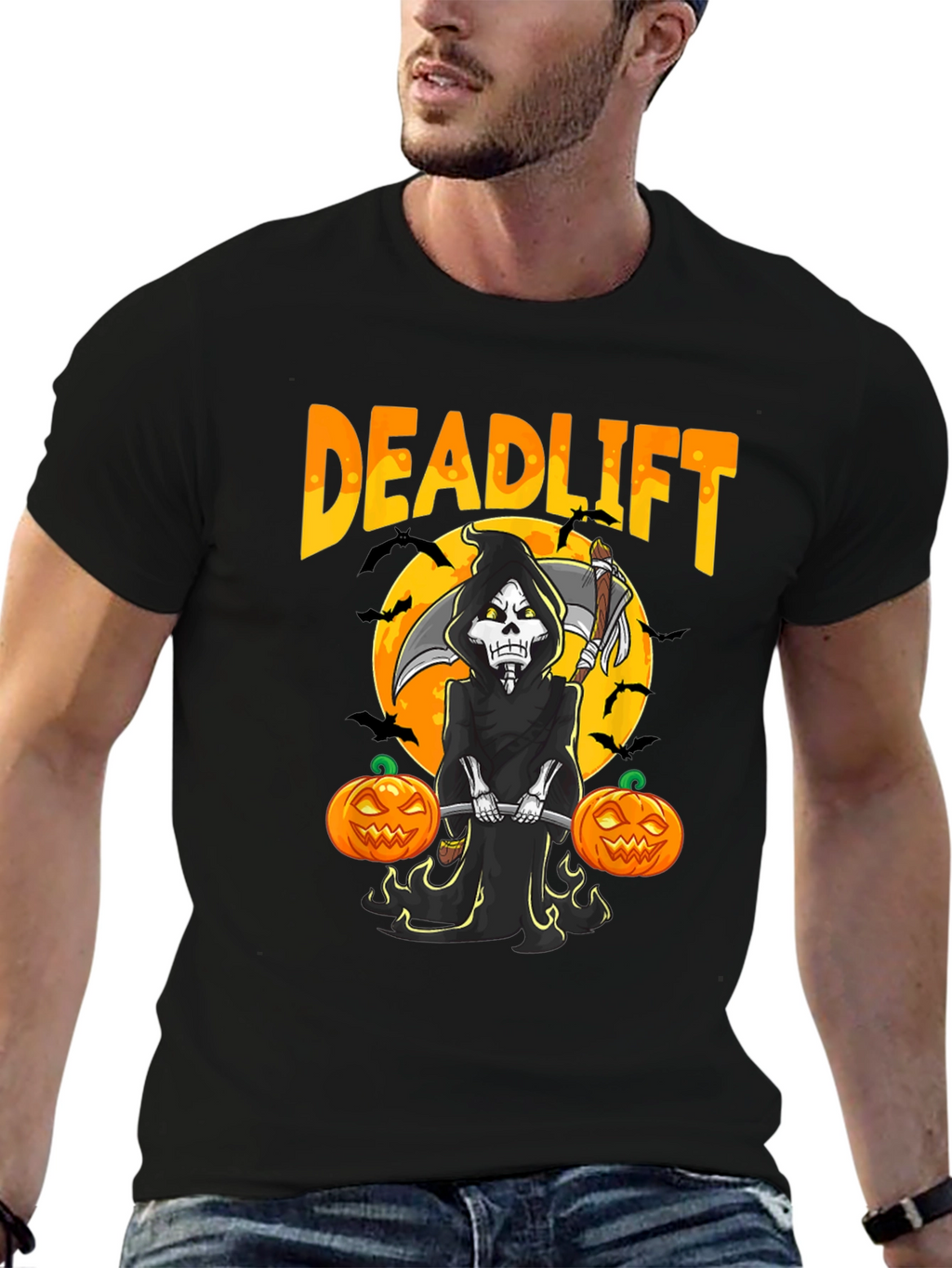 Deadlift Halloween Gym T-Shirt