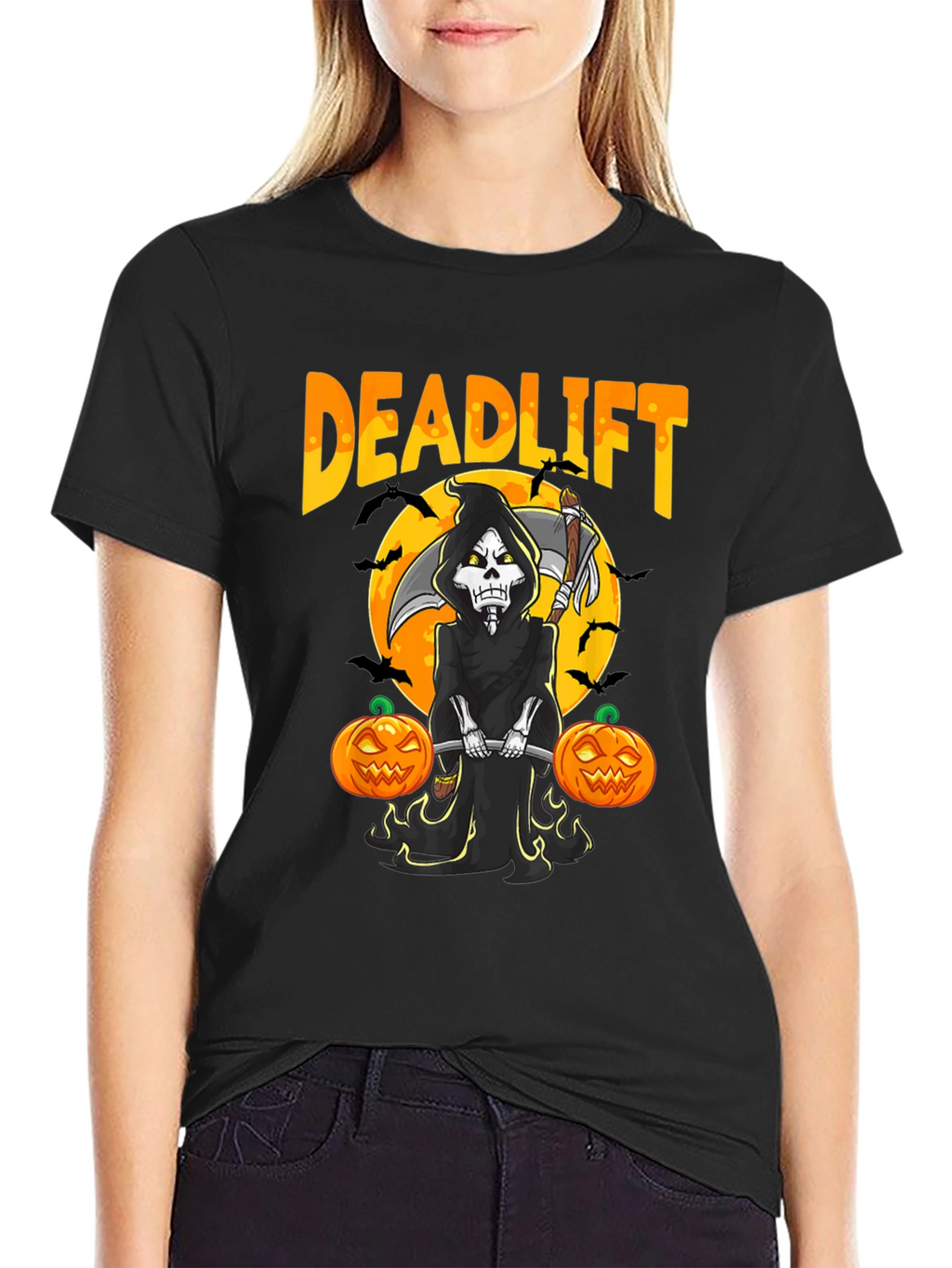 Deadlift Halloween Gym T-Shirt
