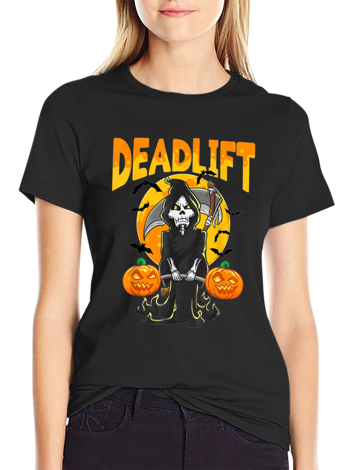 Deadlift Halloween Gym T-Shirt