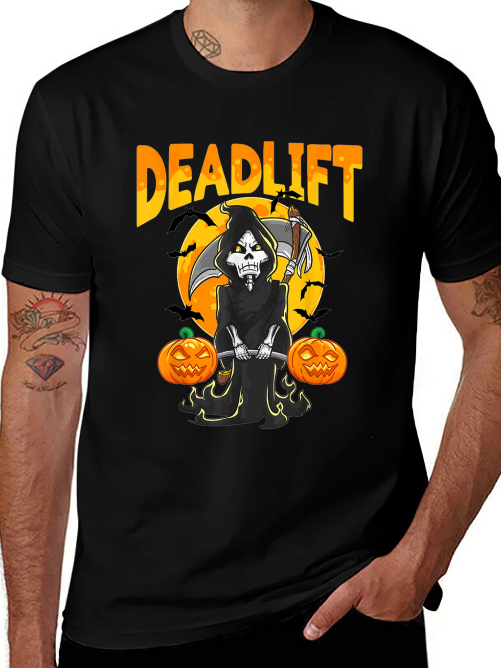 Deadlift Halloween Gym T-Shirt