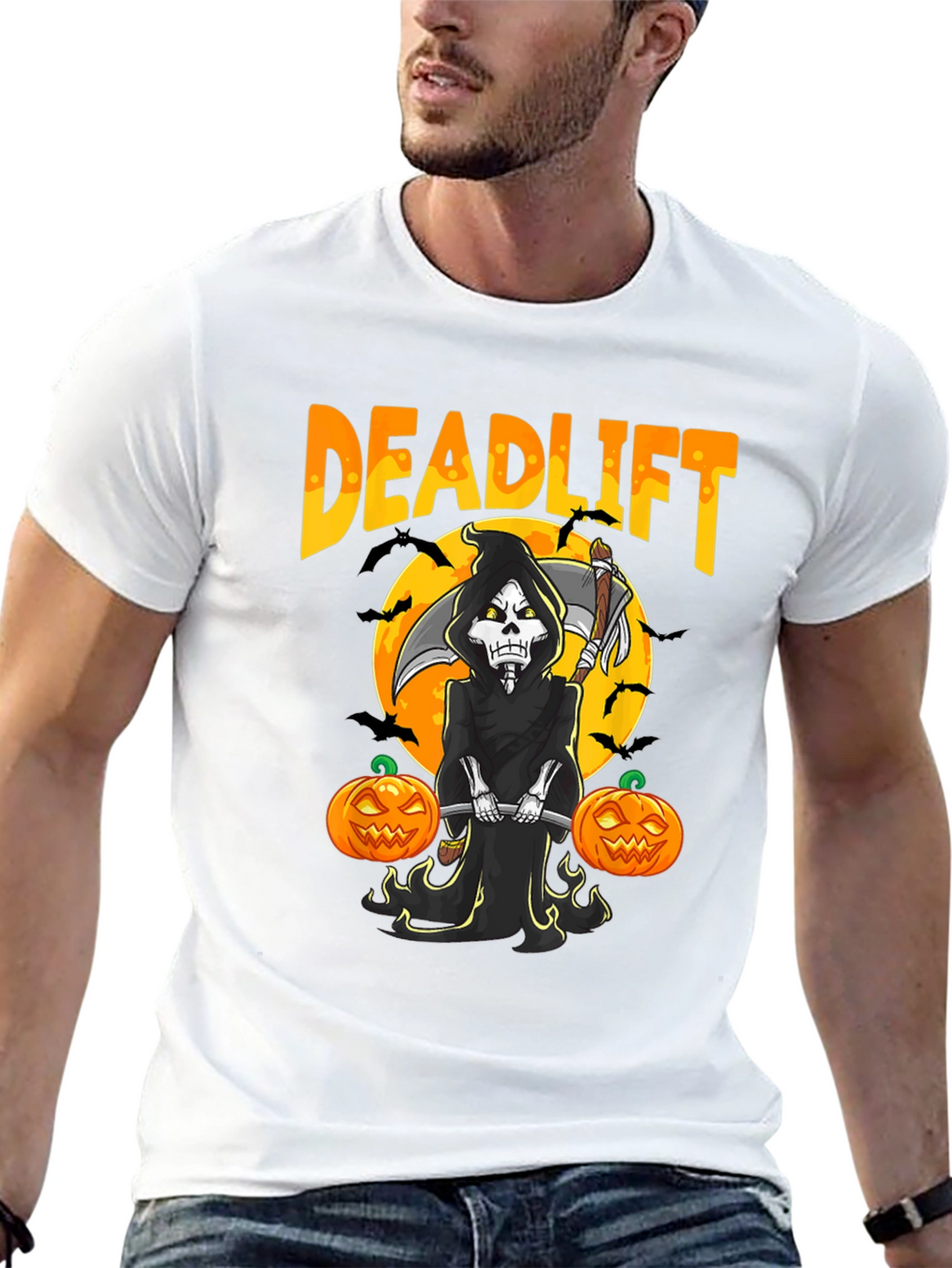 Deadlift Halloween Gym T-Shirt