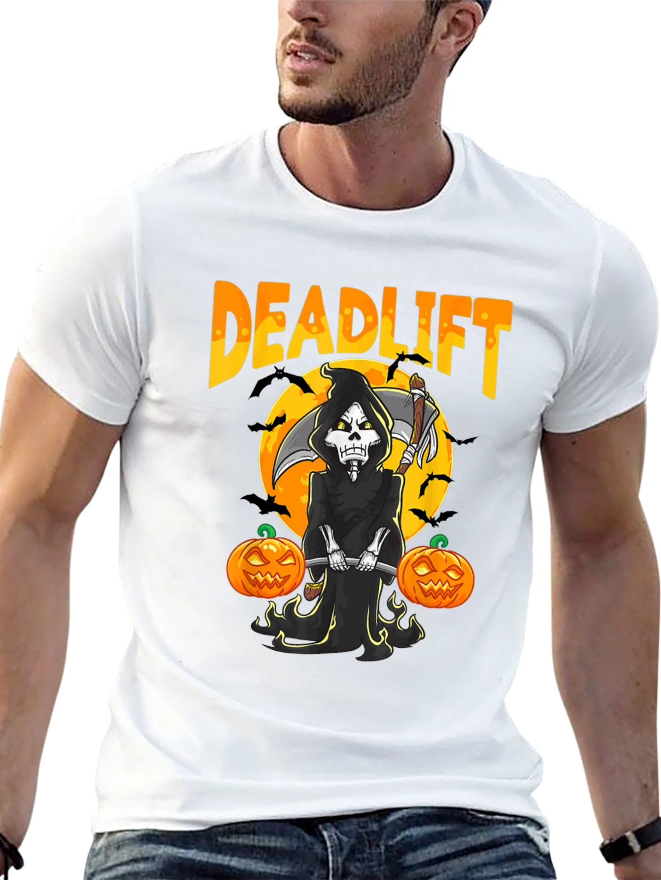 Deadlift Halloween Gym T-Shirt
