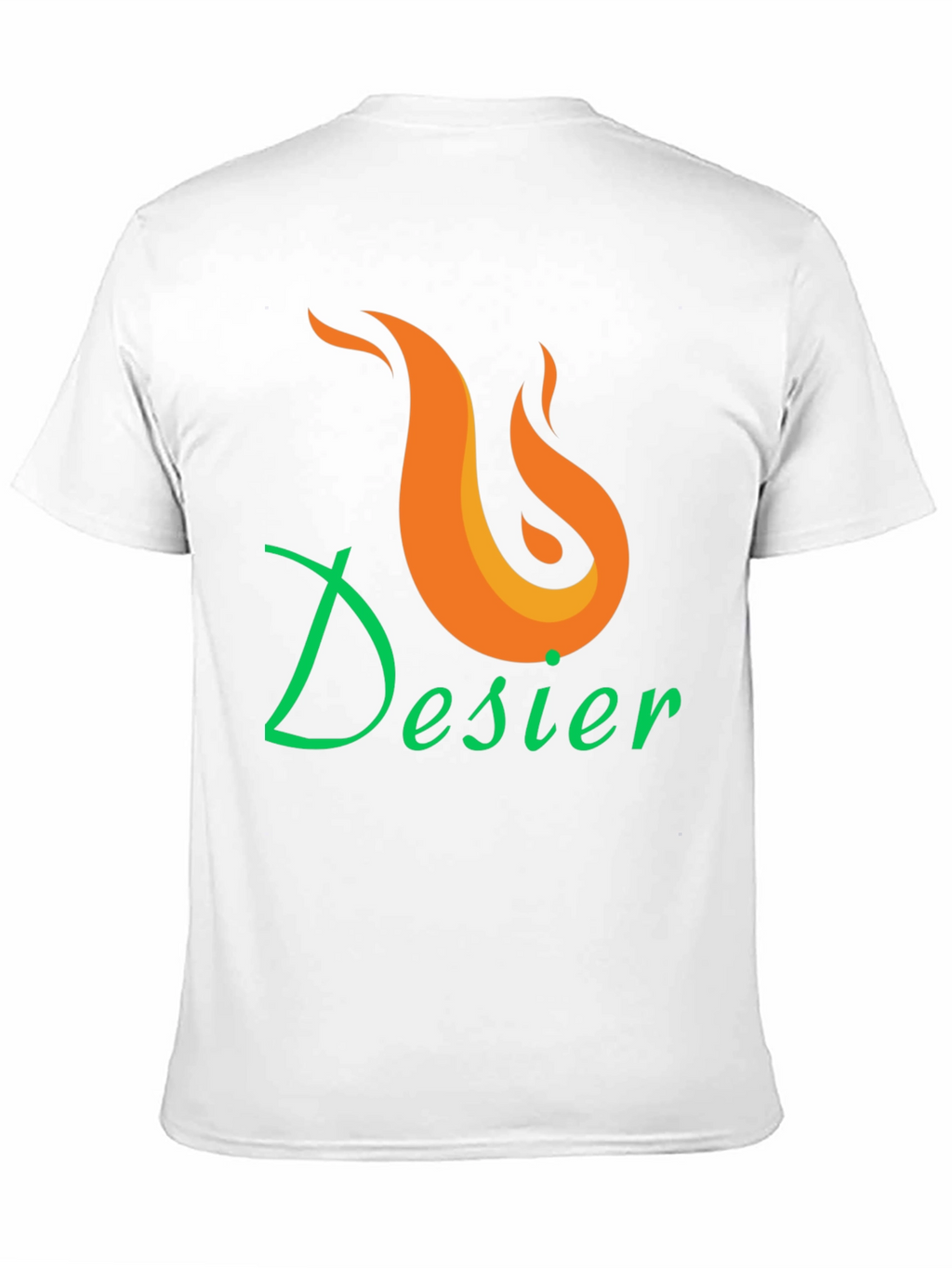 Desier Flame Graphic Tee - Black