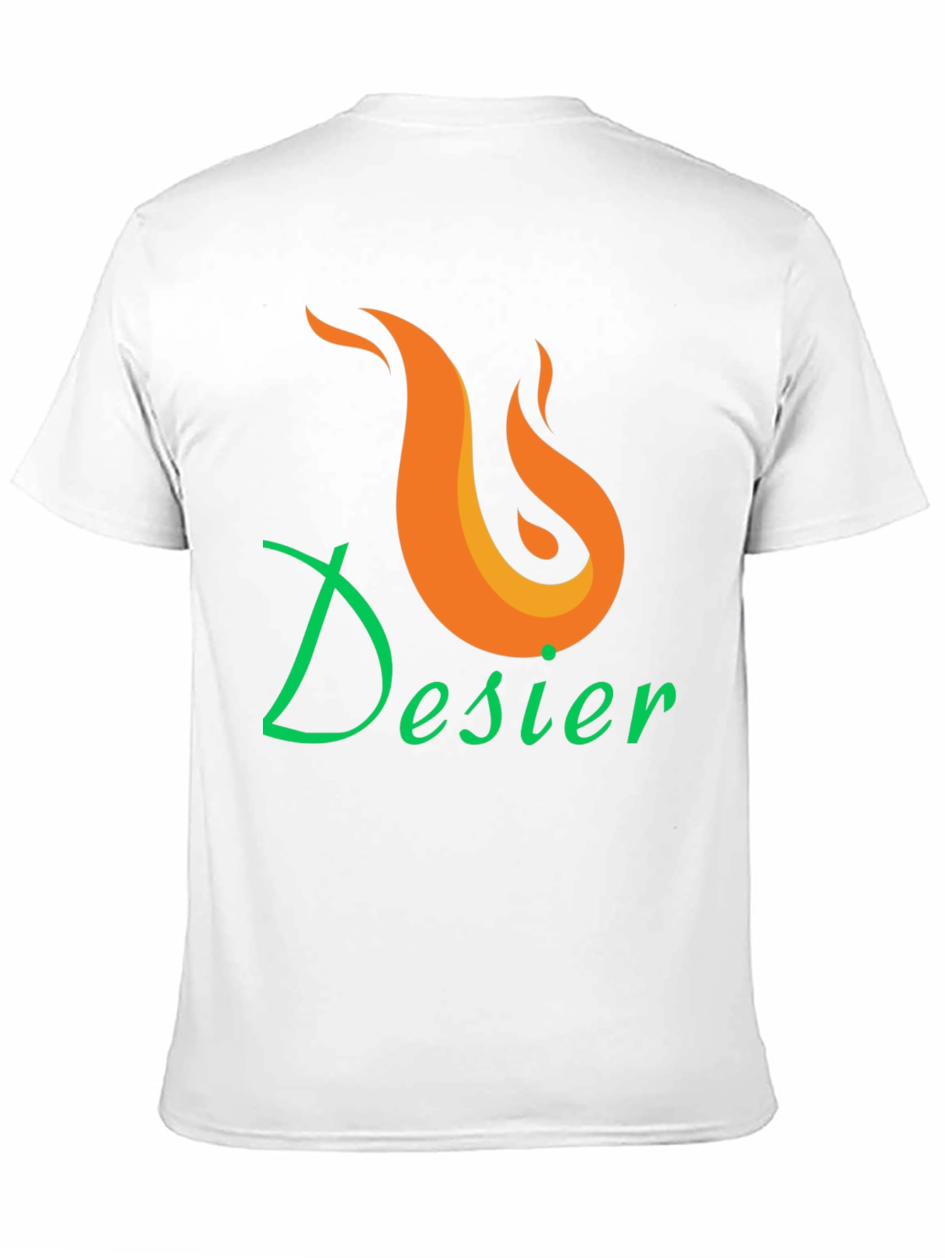 Desier Flame Graphic Tee - Black