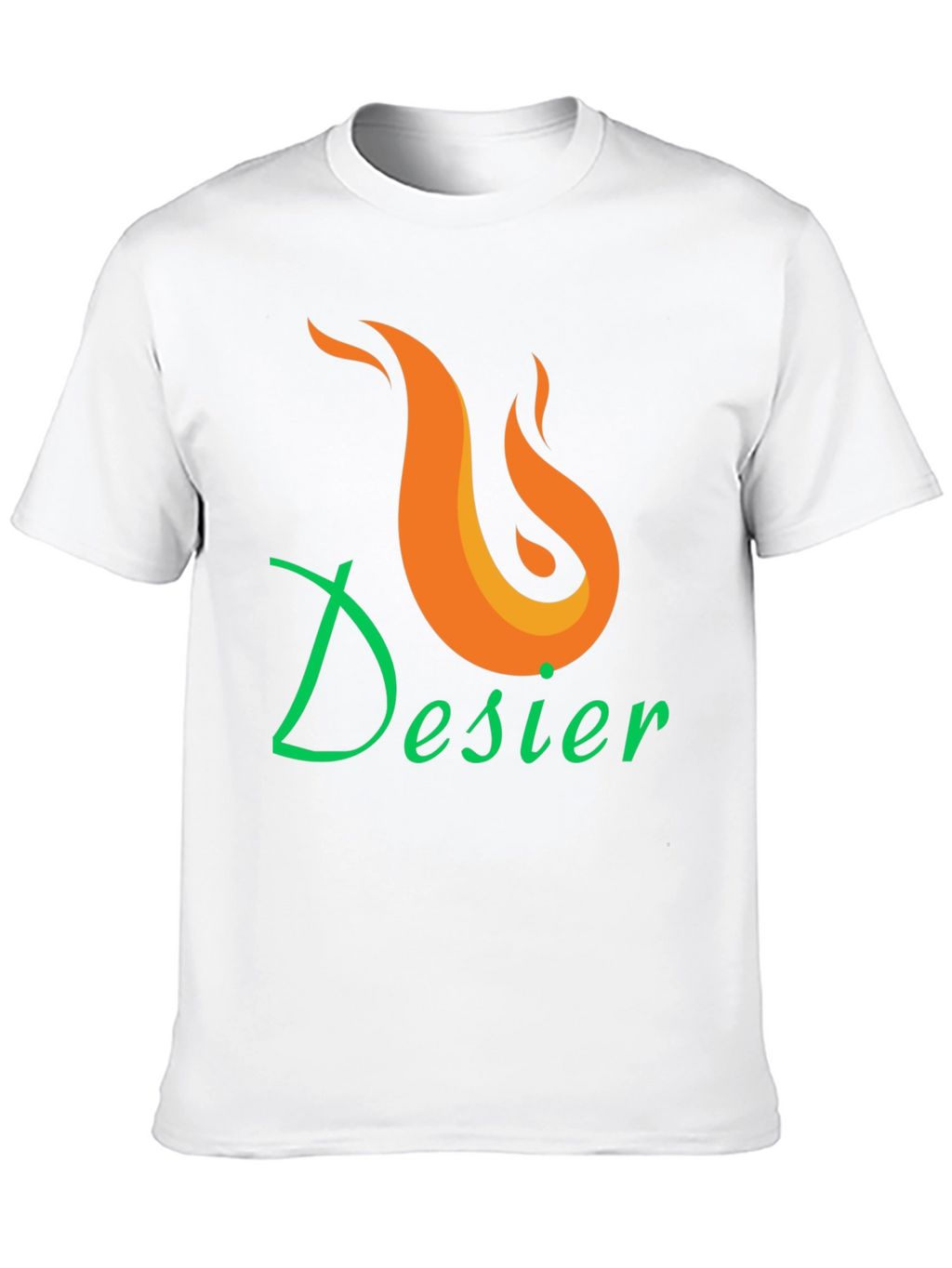 Desier Flame Graphic Tee - Black