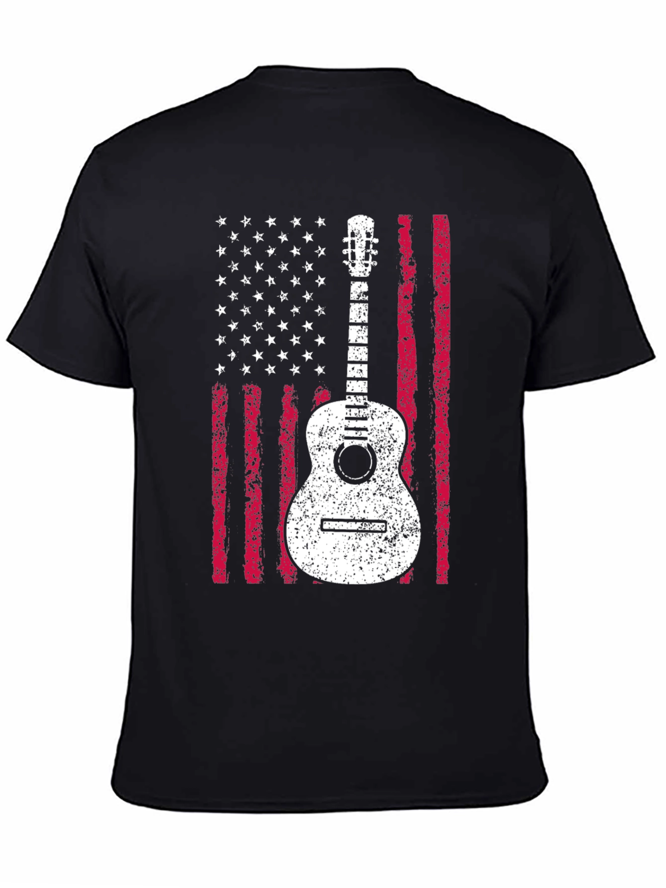 American Flag Guitar T-Shirt