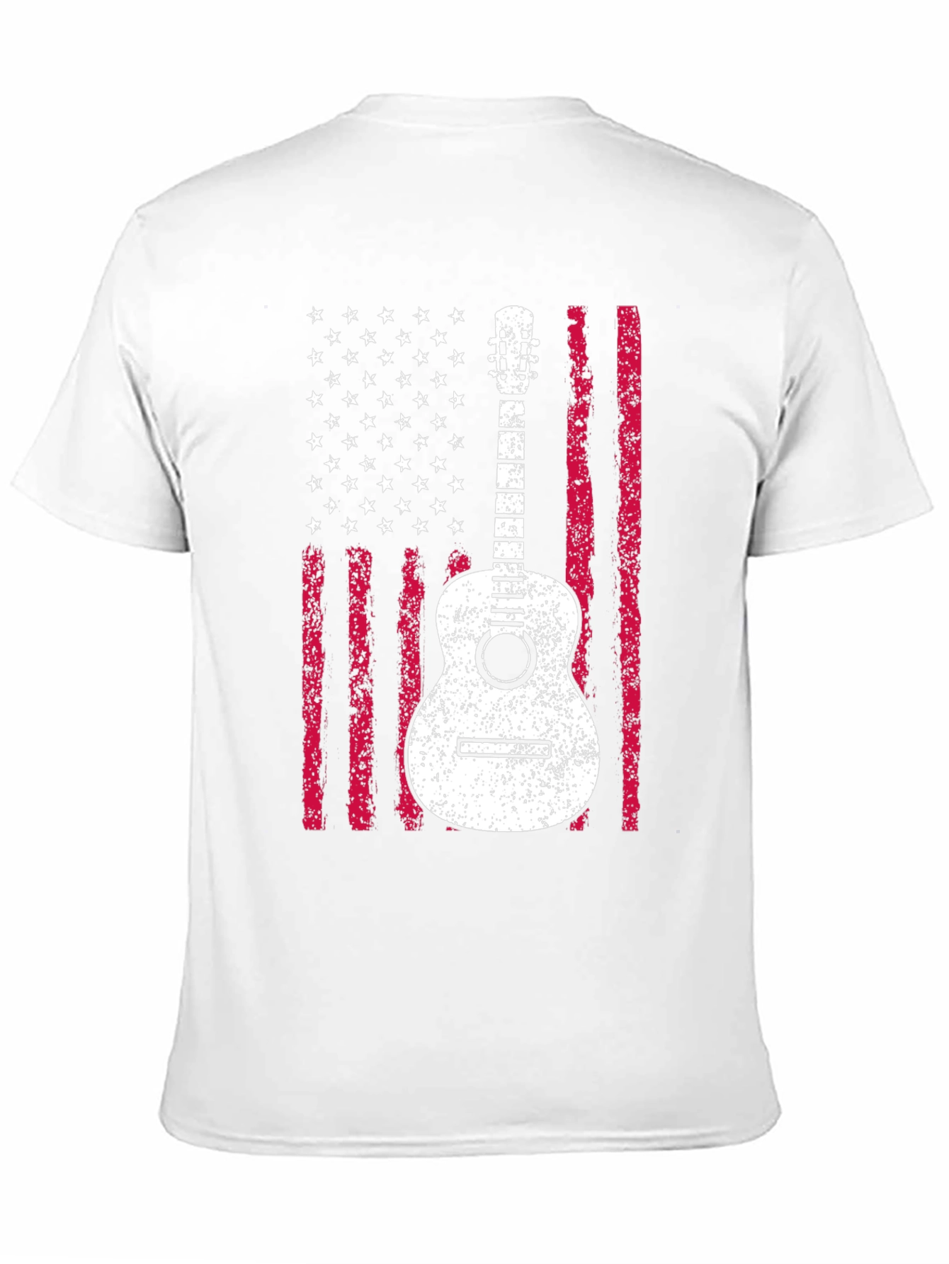American Flag Guitar T-Shirt