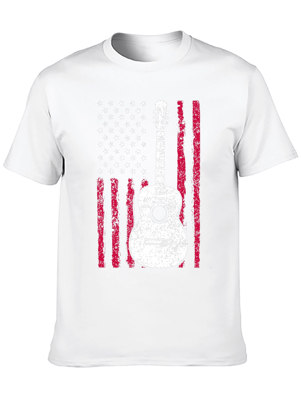 American Flag Guitar T-Shirt