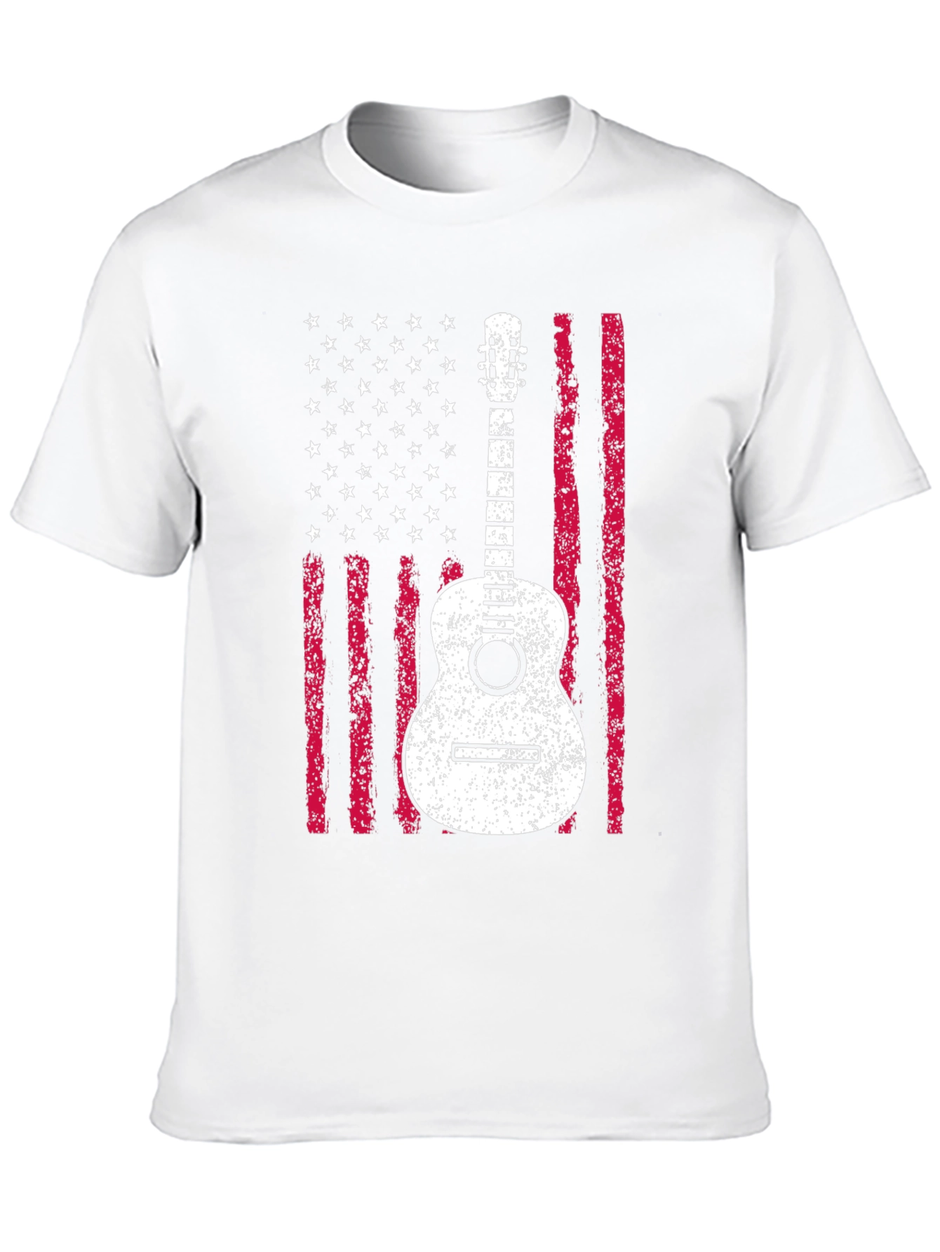 American Flag Guitar T-Shirt