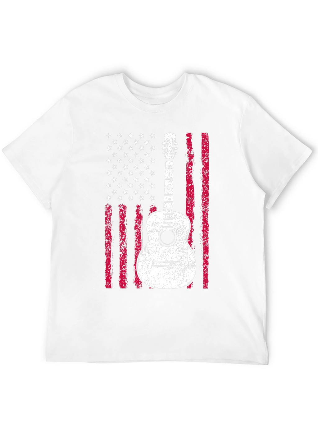 American Flag Guitar T-Shirt