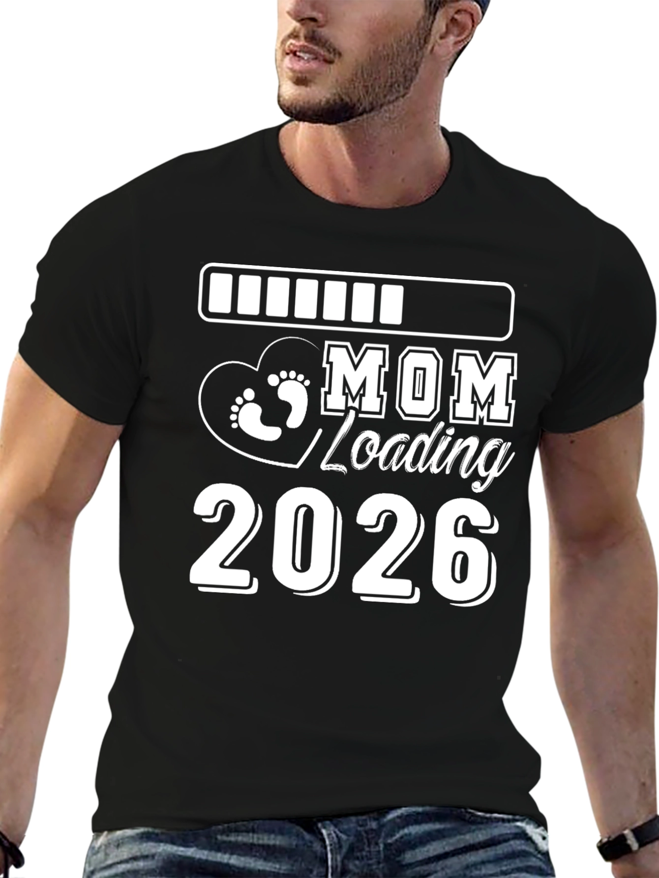 Mom Loading 2026 Graphic T-Shirt
