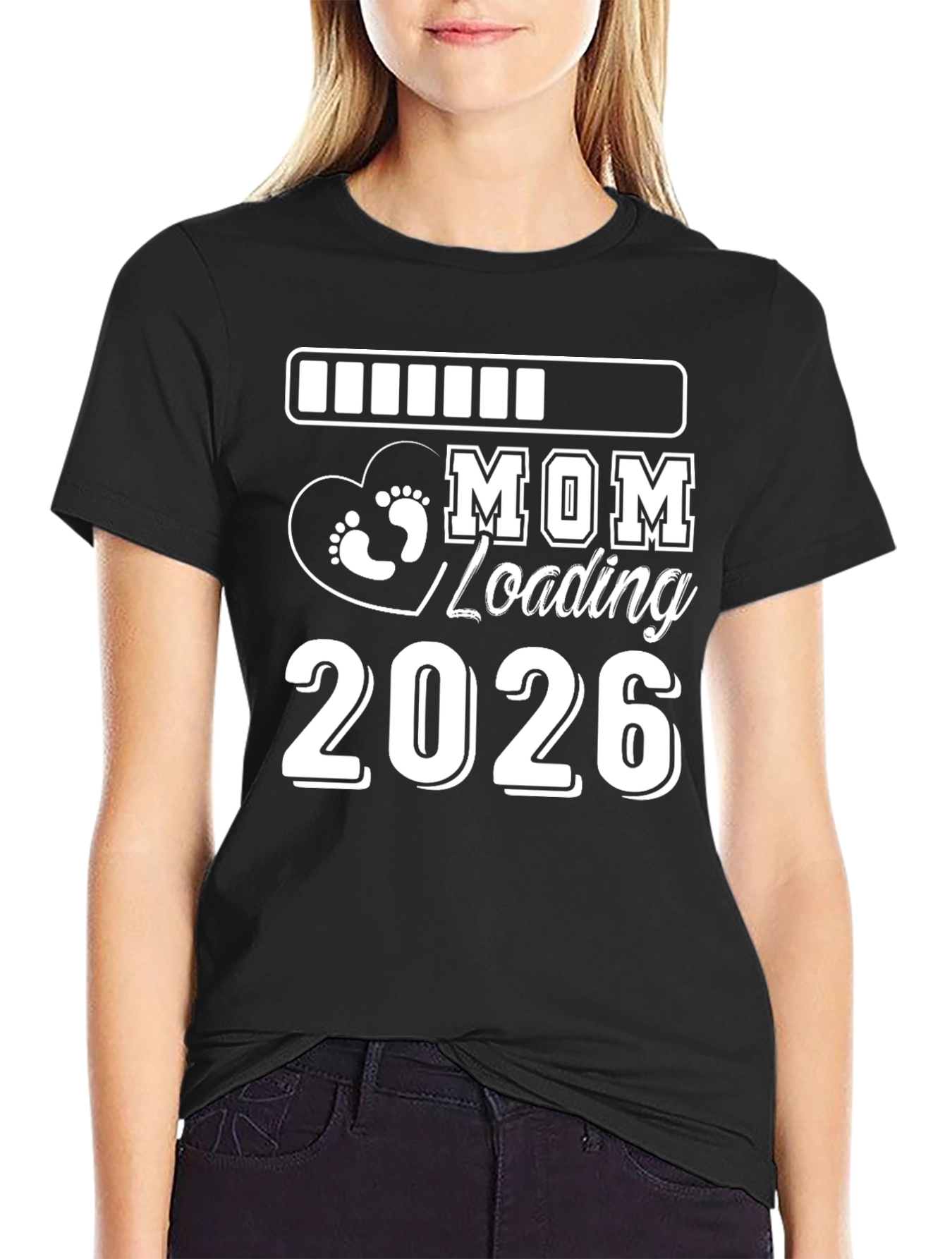 Mom Loading 2026 Graphic T-Shirt