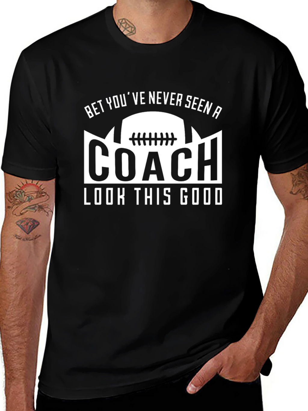 Funny Football Coach Graphic Tee